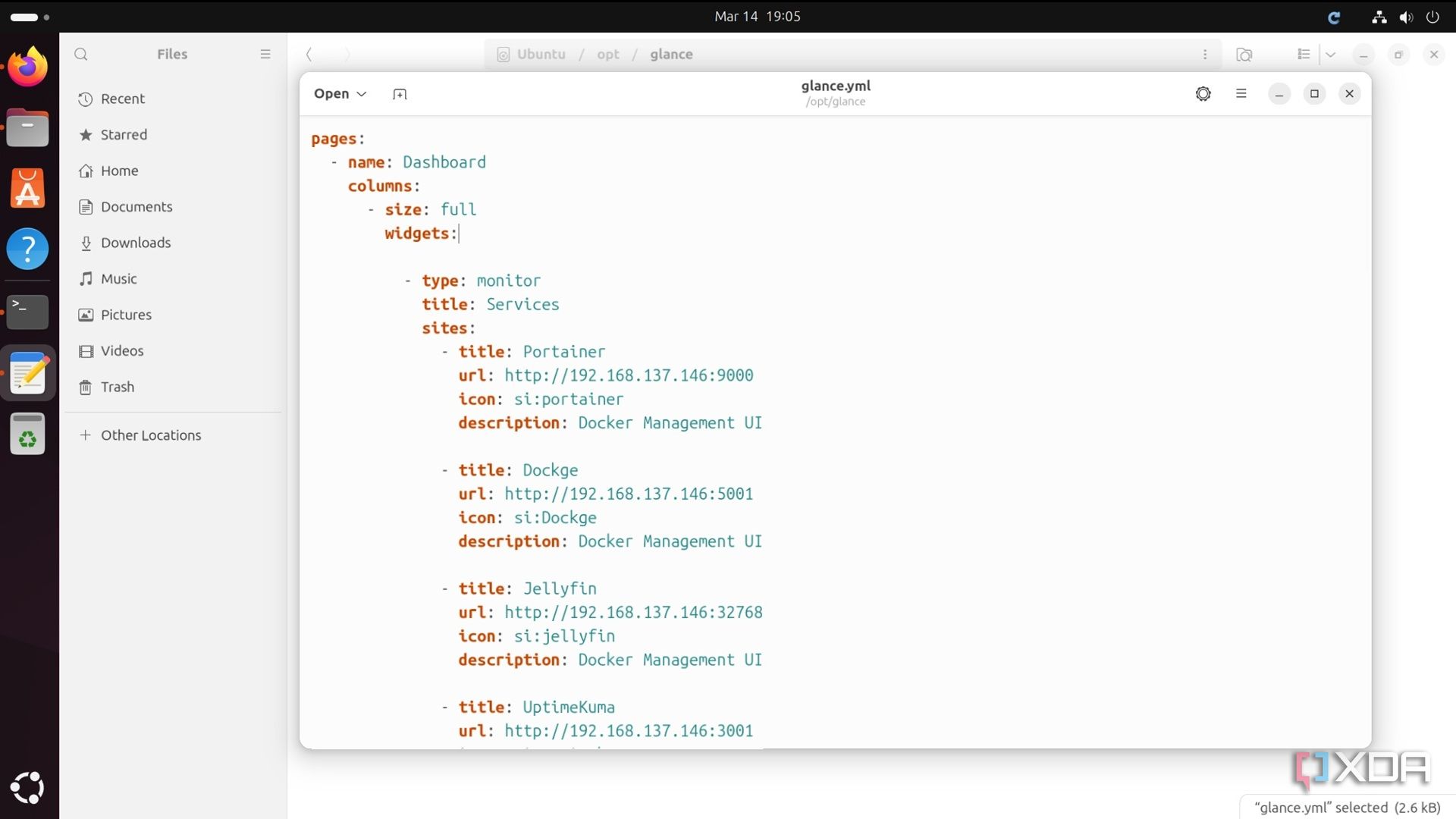 Homarr is packed with features, but Glance is what I actually use on my ...