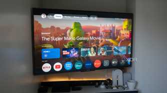 A Google TV-powered Hisense television