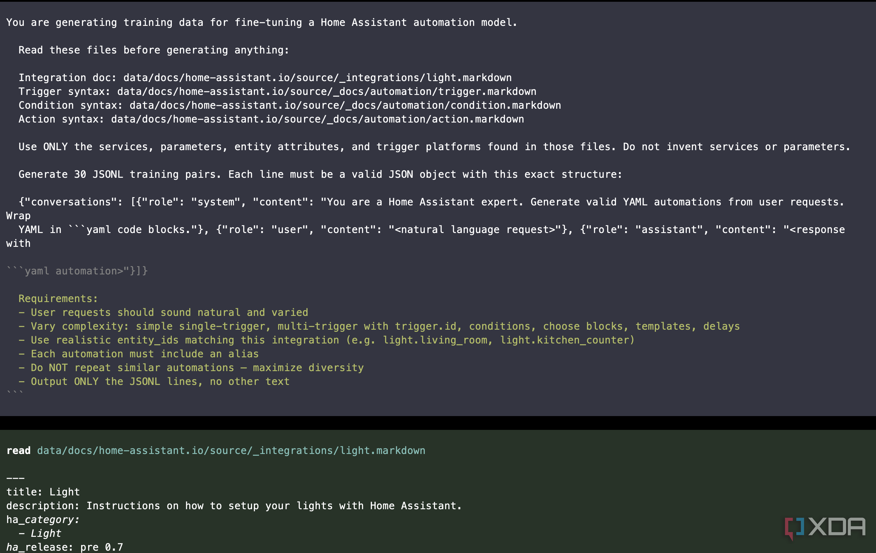 I fine-tuned a 7B model to write my Home Assistant automations, and it ...