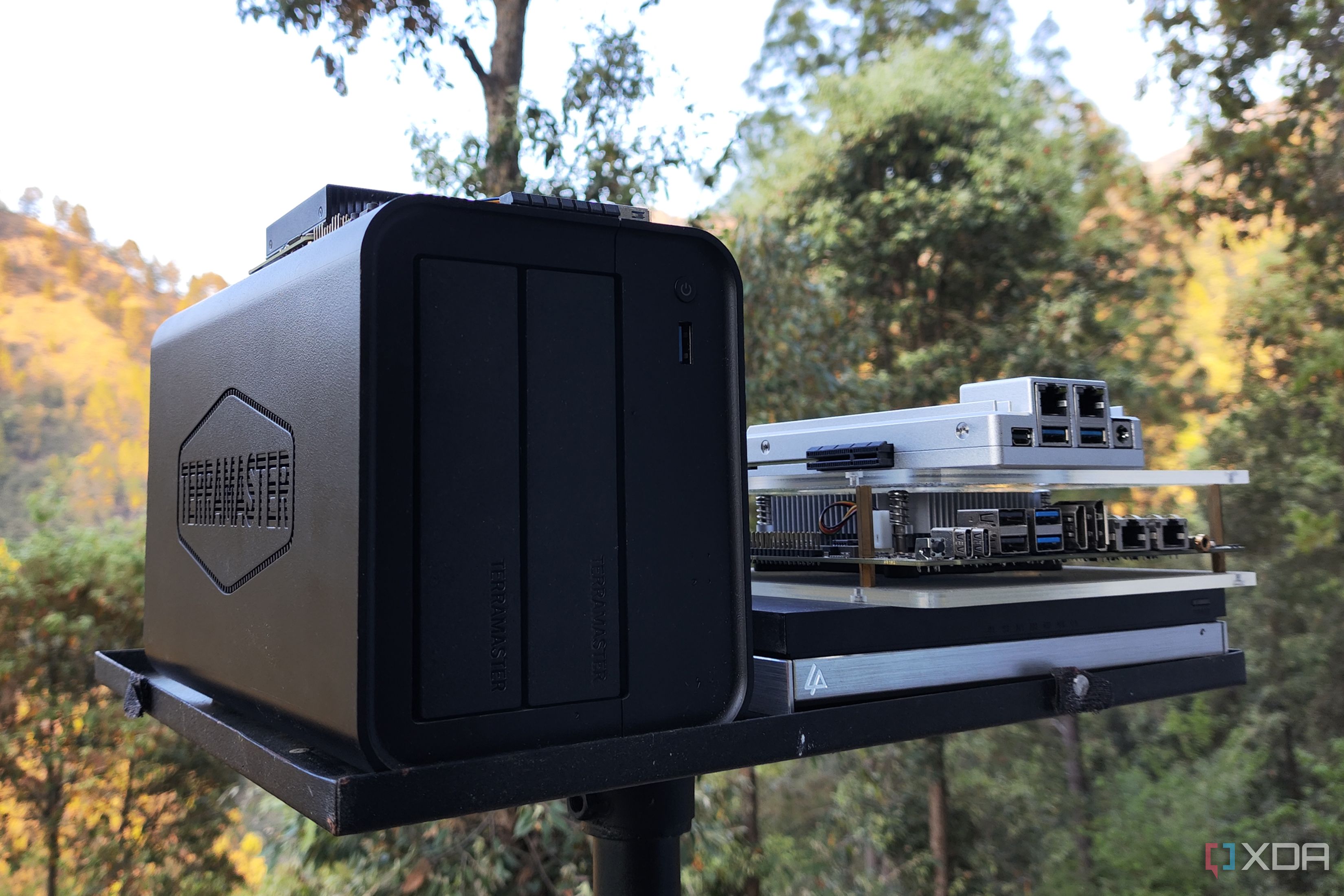 A bunch of home lab devices