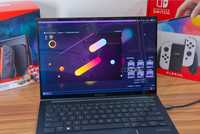 A laptop using the KDE Plasma panel editor