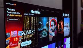 LG C8 Netflix menu
