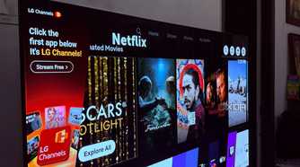 LG C8 Netflix menu