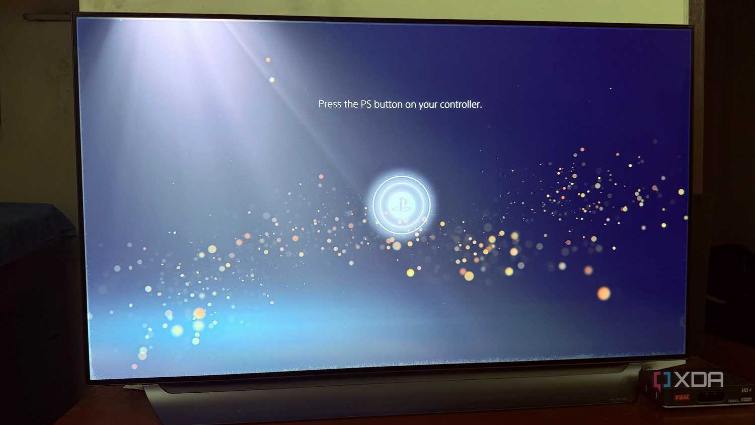 PS5 booting on LG C8 OLED TV