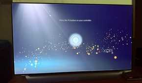 PS5 booting on LG C8 OLED TV