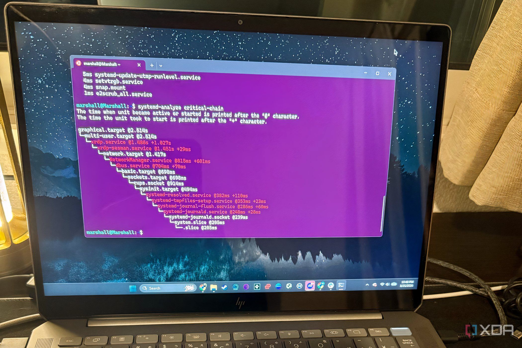Ubuntu terminal on Windows PC