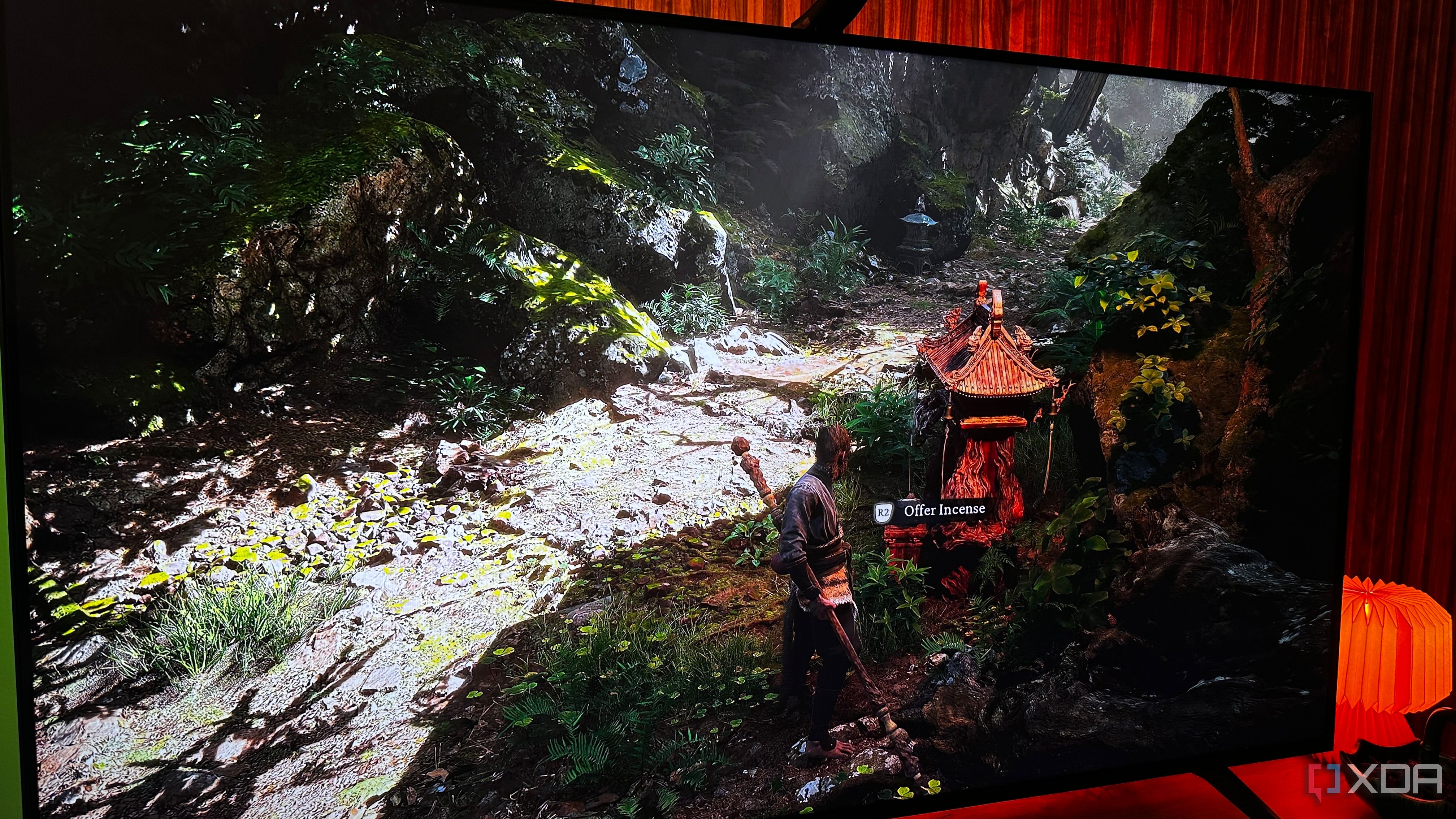 Black Myth: Wukong streaming via Moonlight on a 4K TV.