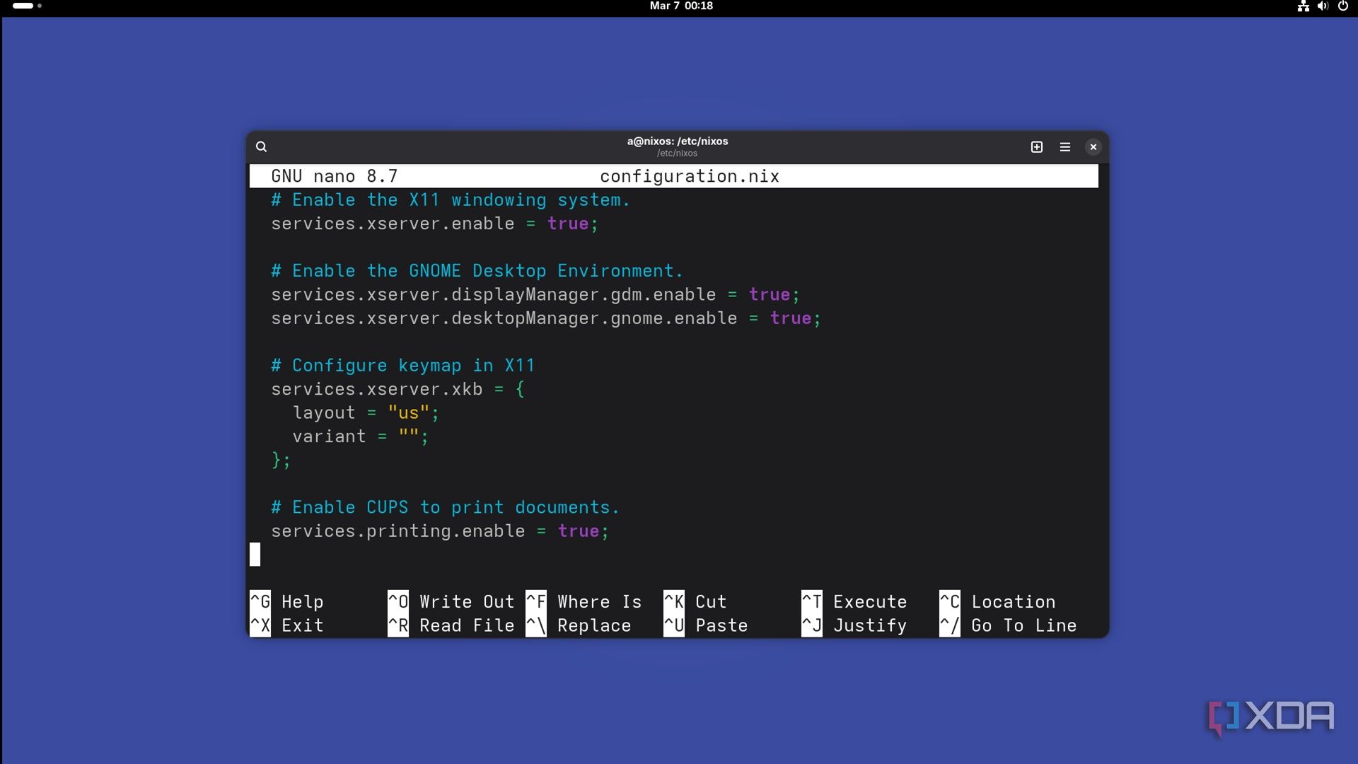 I wiped my Linux install on purpose, and one config file brought ...