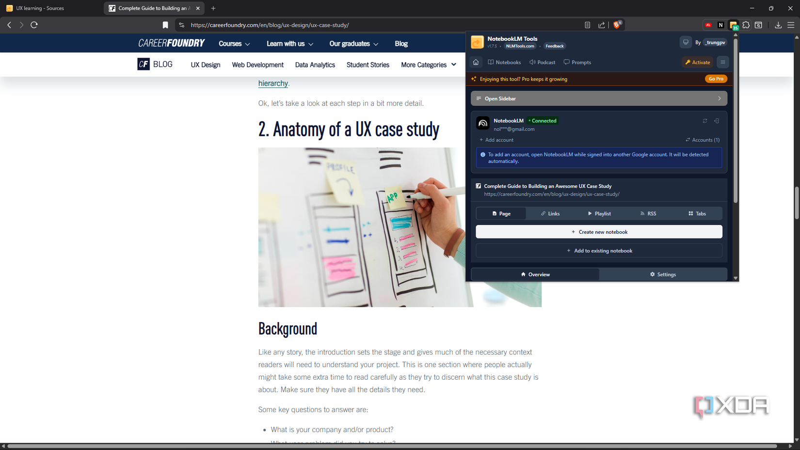 NotebookLM Tools extension