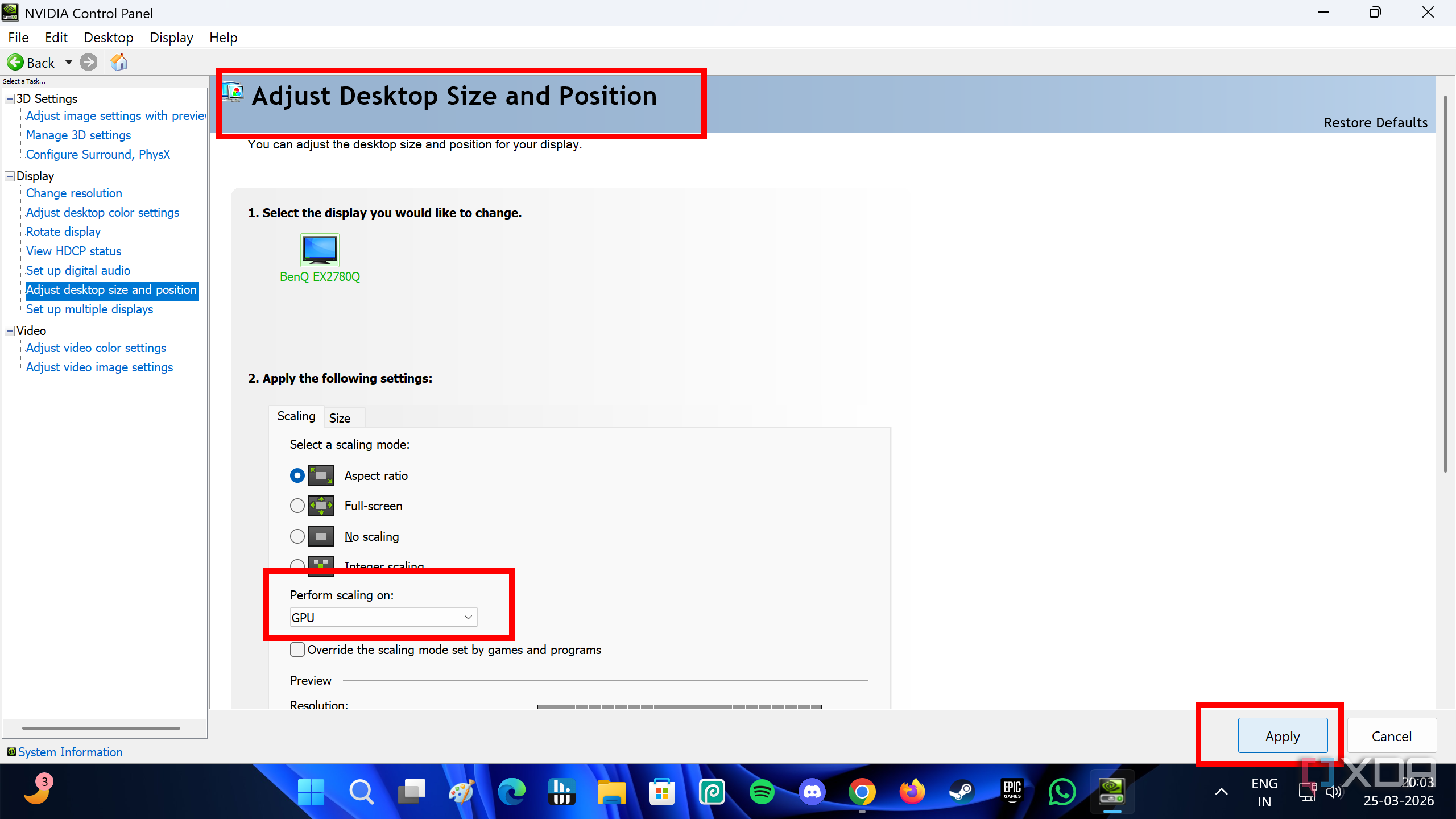 nvidia-control-panel-perform-scaling-on-gpu