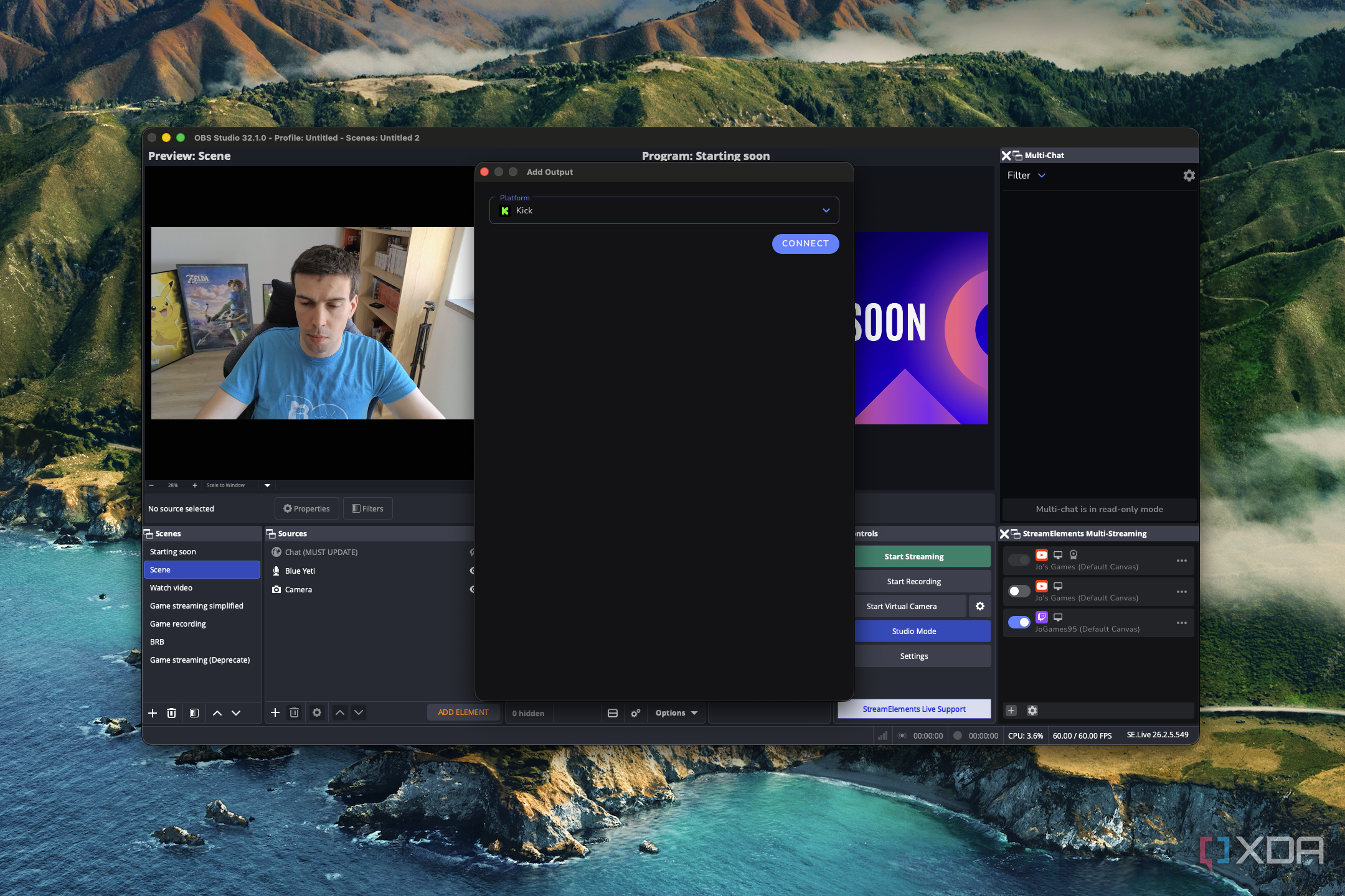 I stream to Twitch and YouTube simultaneously without paying a dime ...