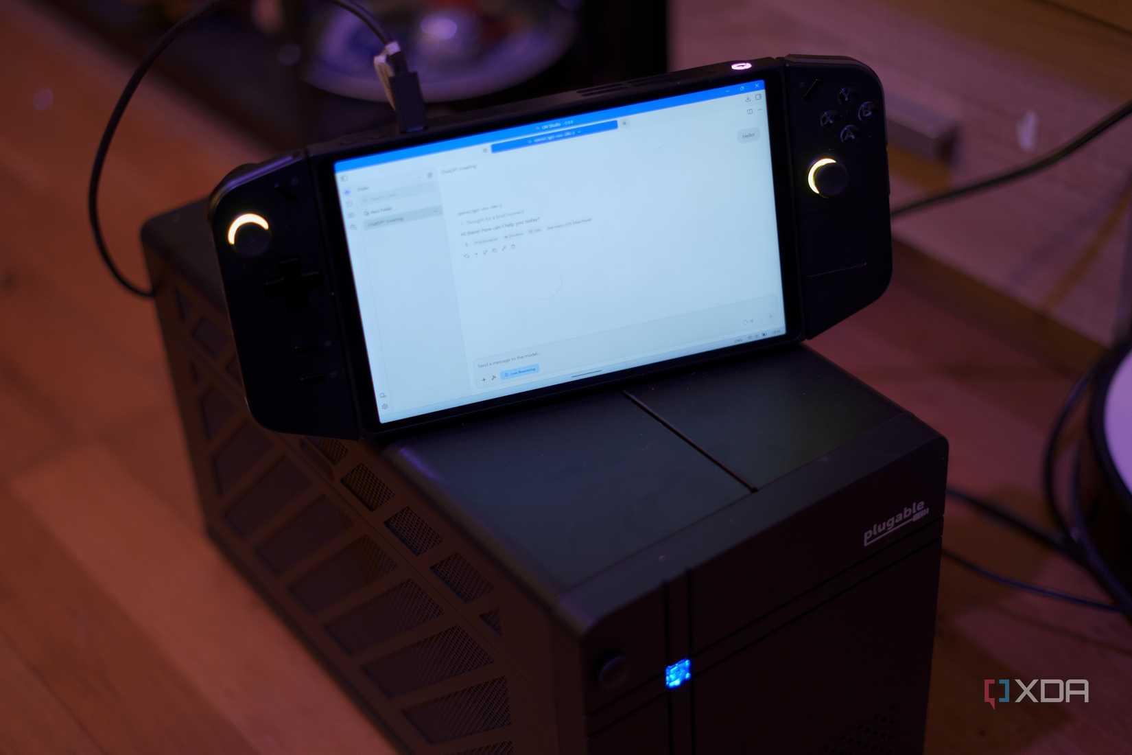I plugged a desktop GPU into my gaming handheld, and now it runs local LLMs