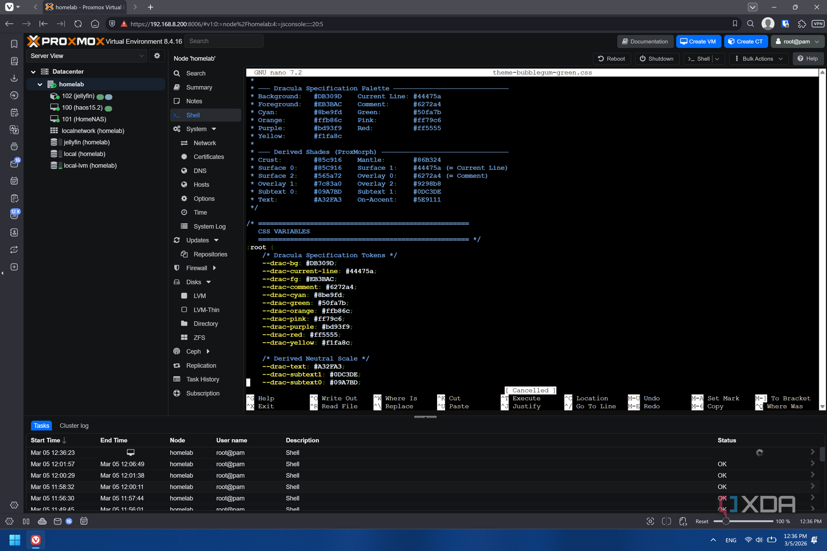 Proxmorph is the easiest way to make Proxmox look beautiful (or hideous)