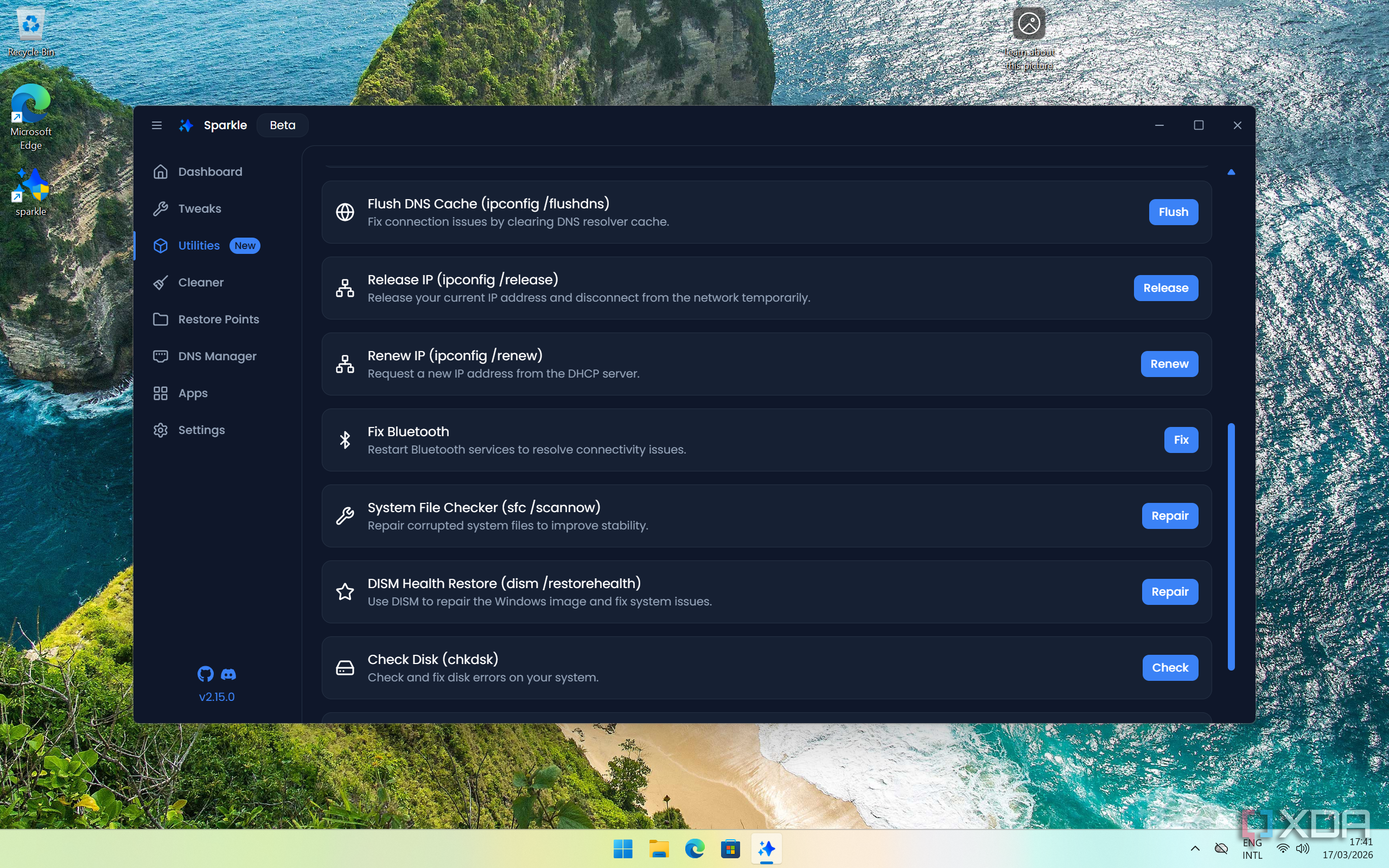 I found a Windows debloating tool that actually lets you undo ...