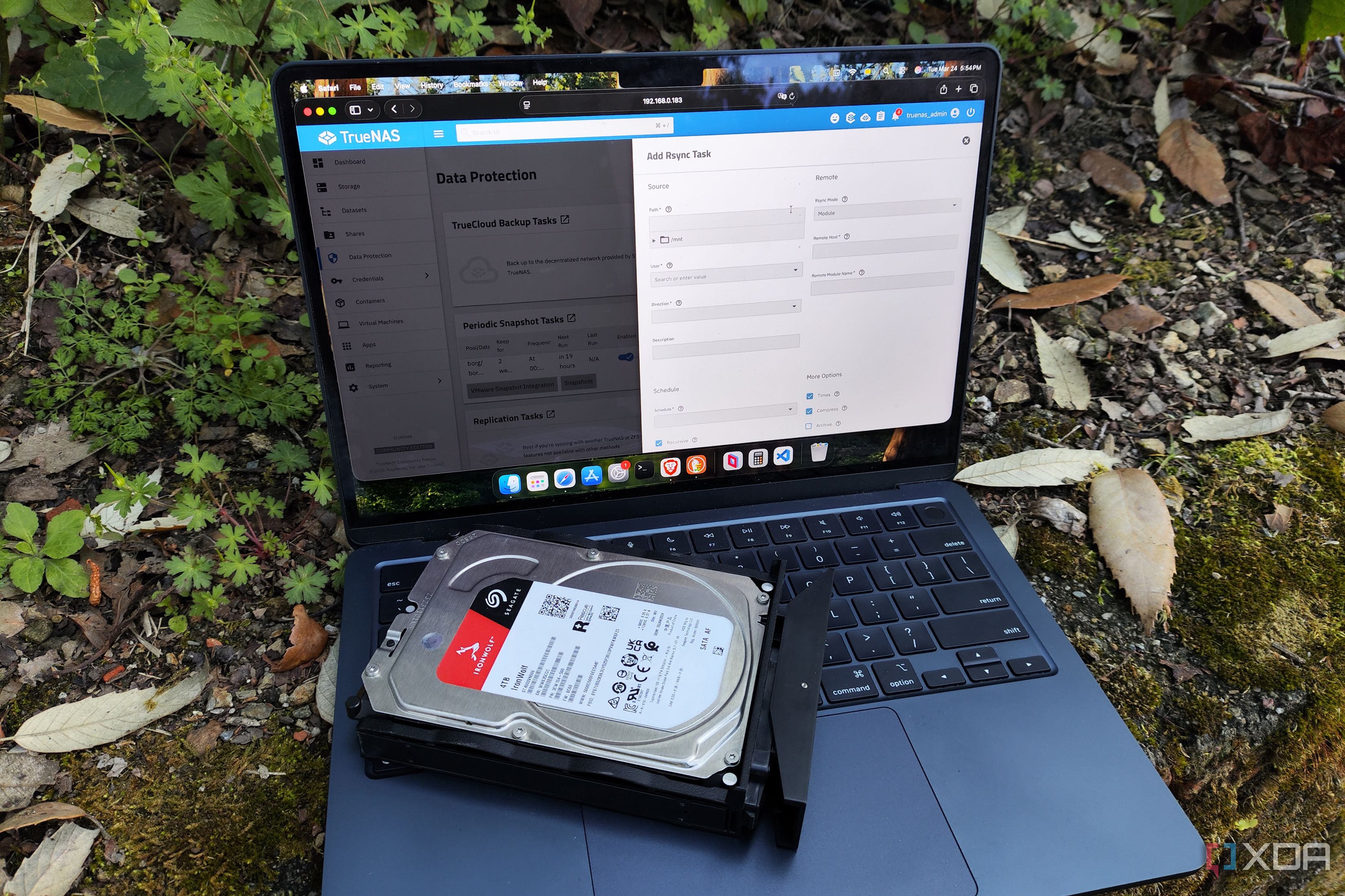 Create an Rsync task in TrueNAS Scale