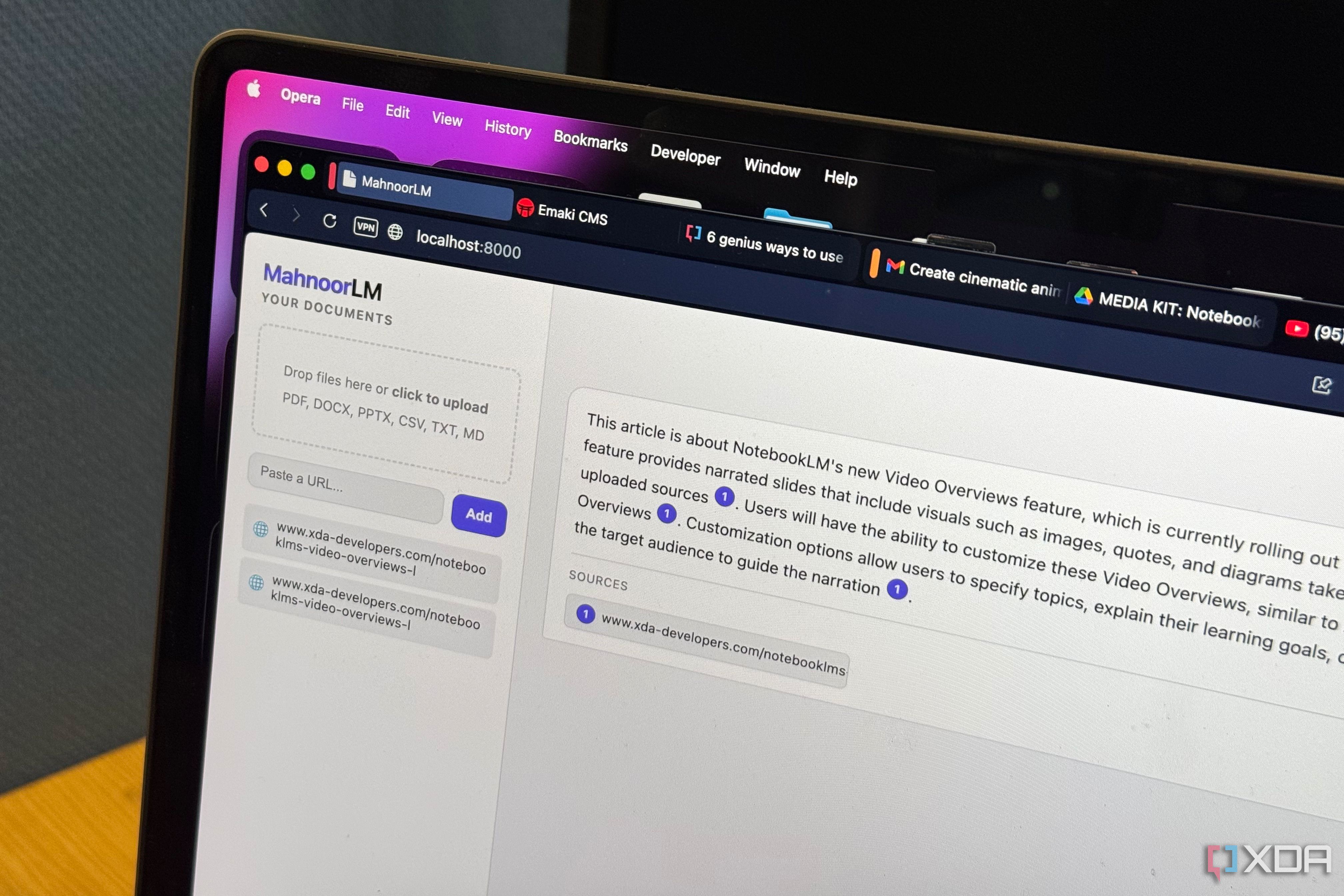 Vibe coding a NotebookLM alternative
