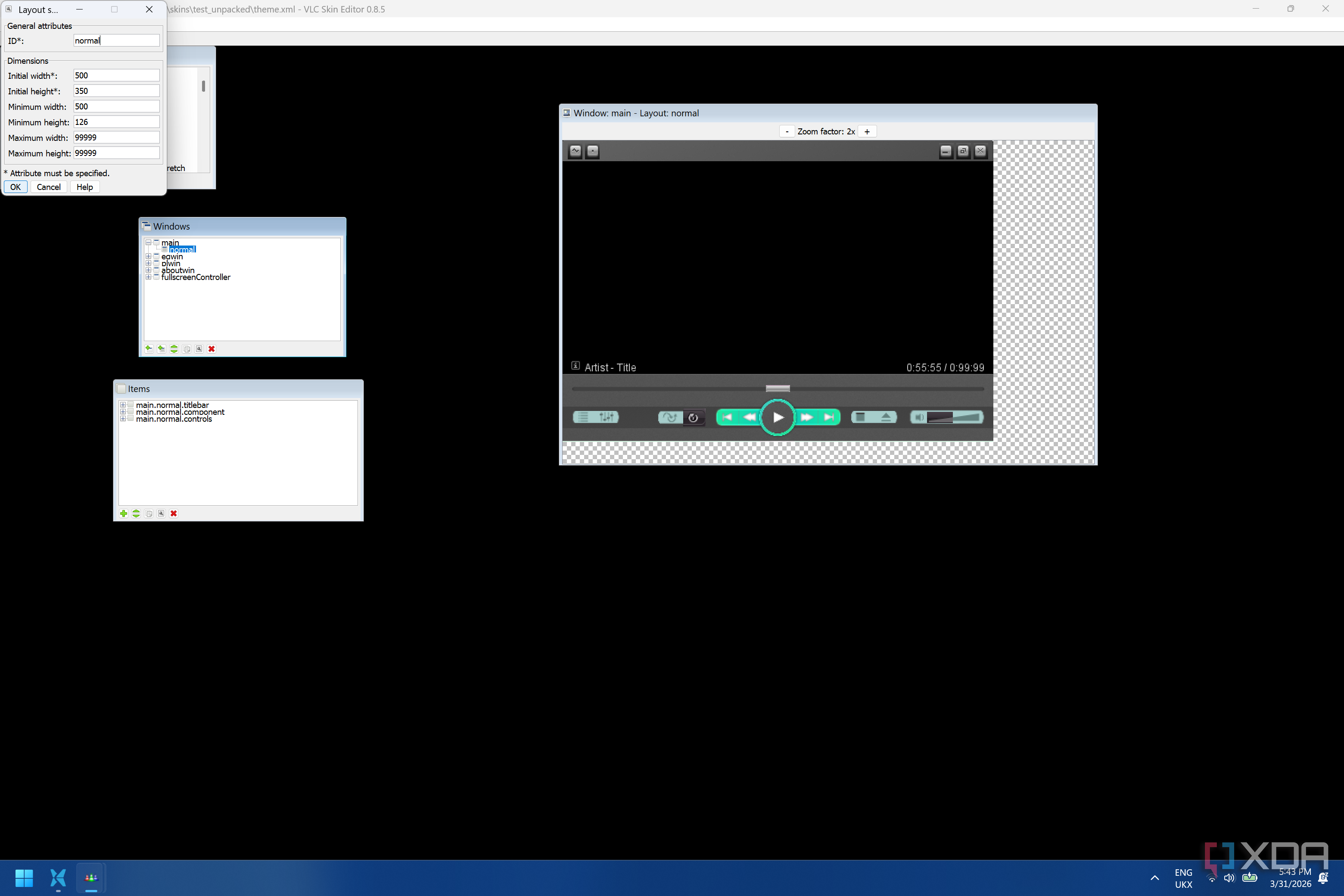 I tried to customize VLC with its official skin editor, and I learned ...