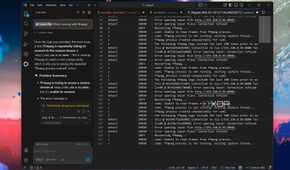 Scanning error logs in VS Code via Continue