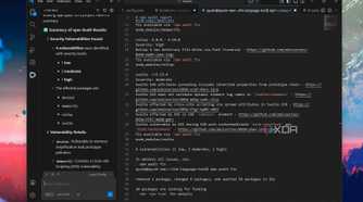 Auditing a config file in VS Code