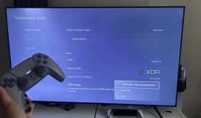PS5 RGB Range settings