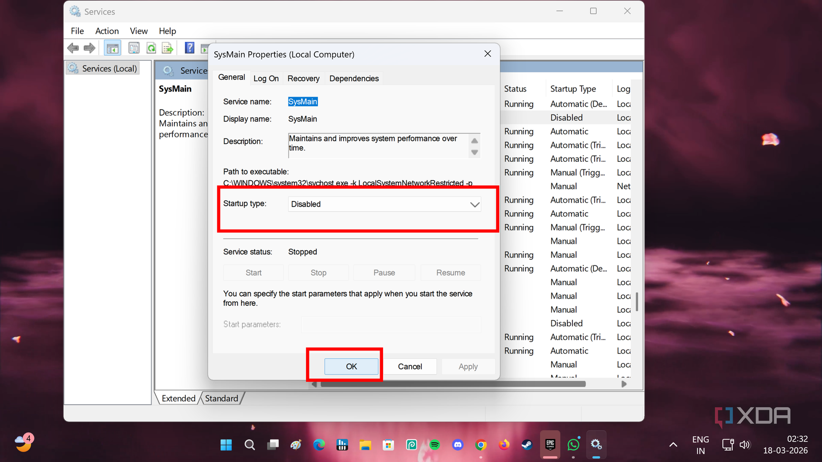 windows-11-services-console-system-enabled