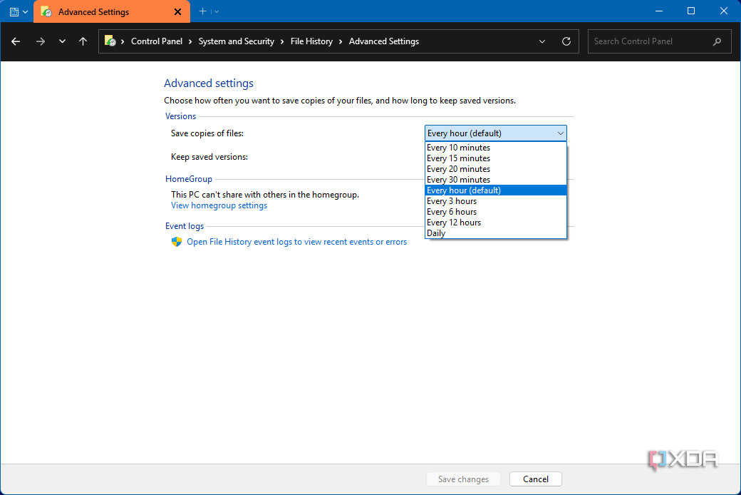 I finally set up proper file versioning on my Windows PC, and it saved ...