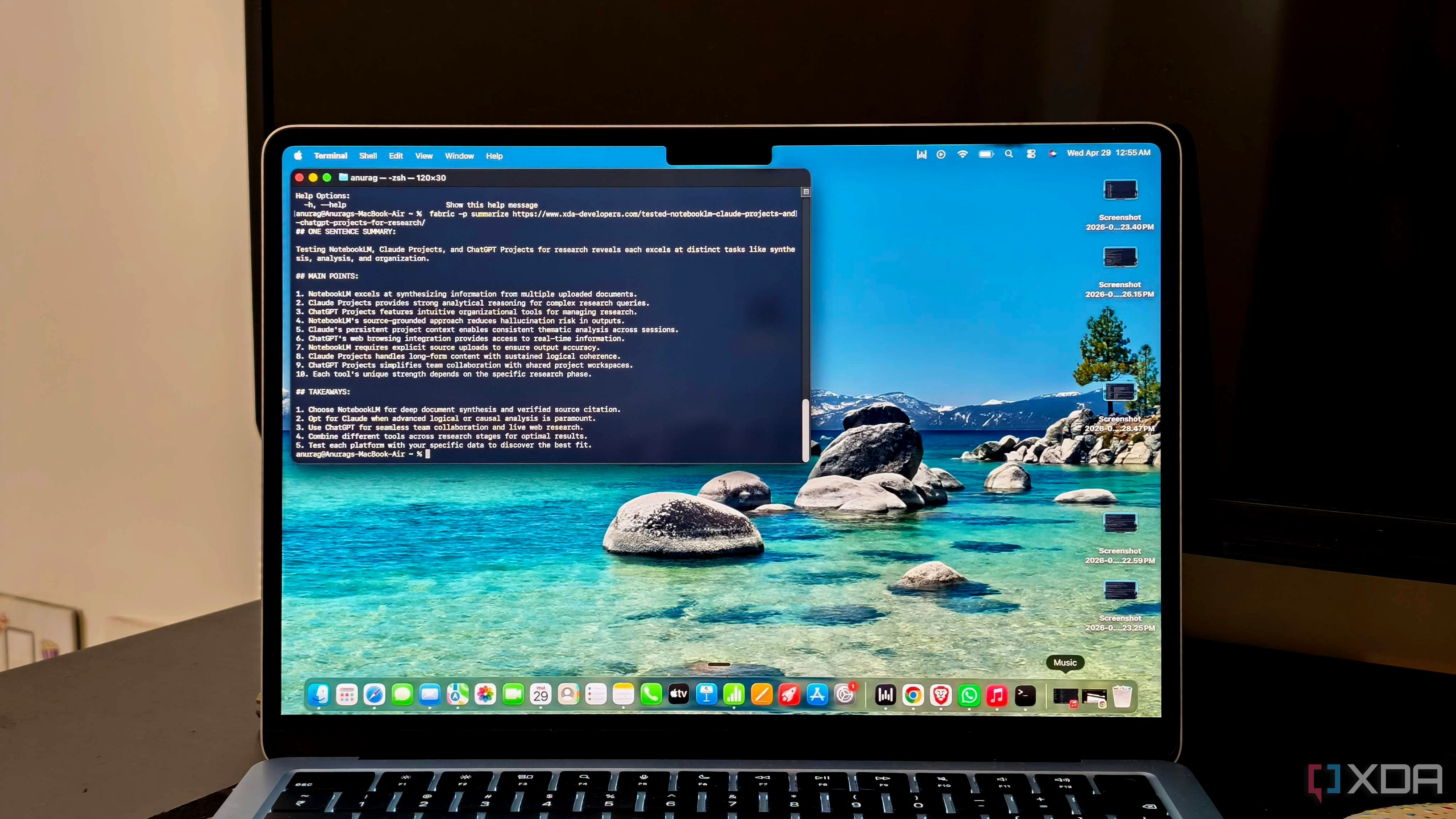 fabric on a mac