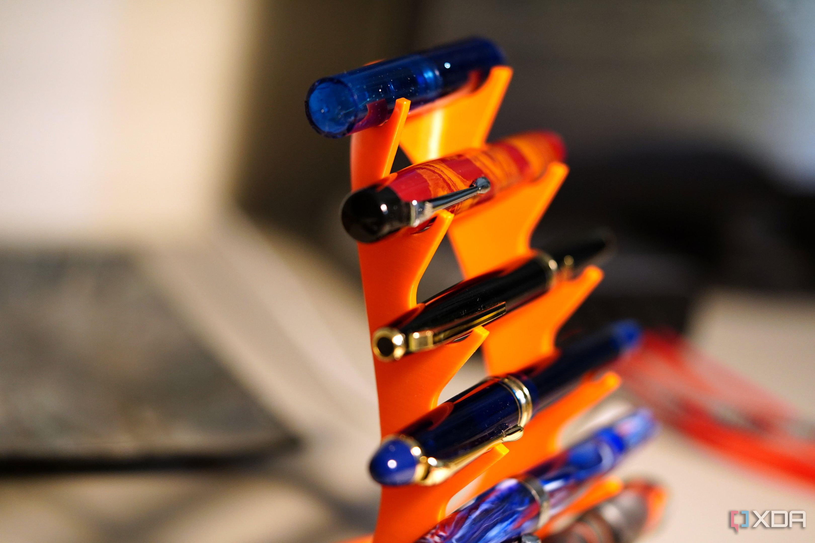 3D print fountain pen stand side upper region