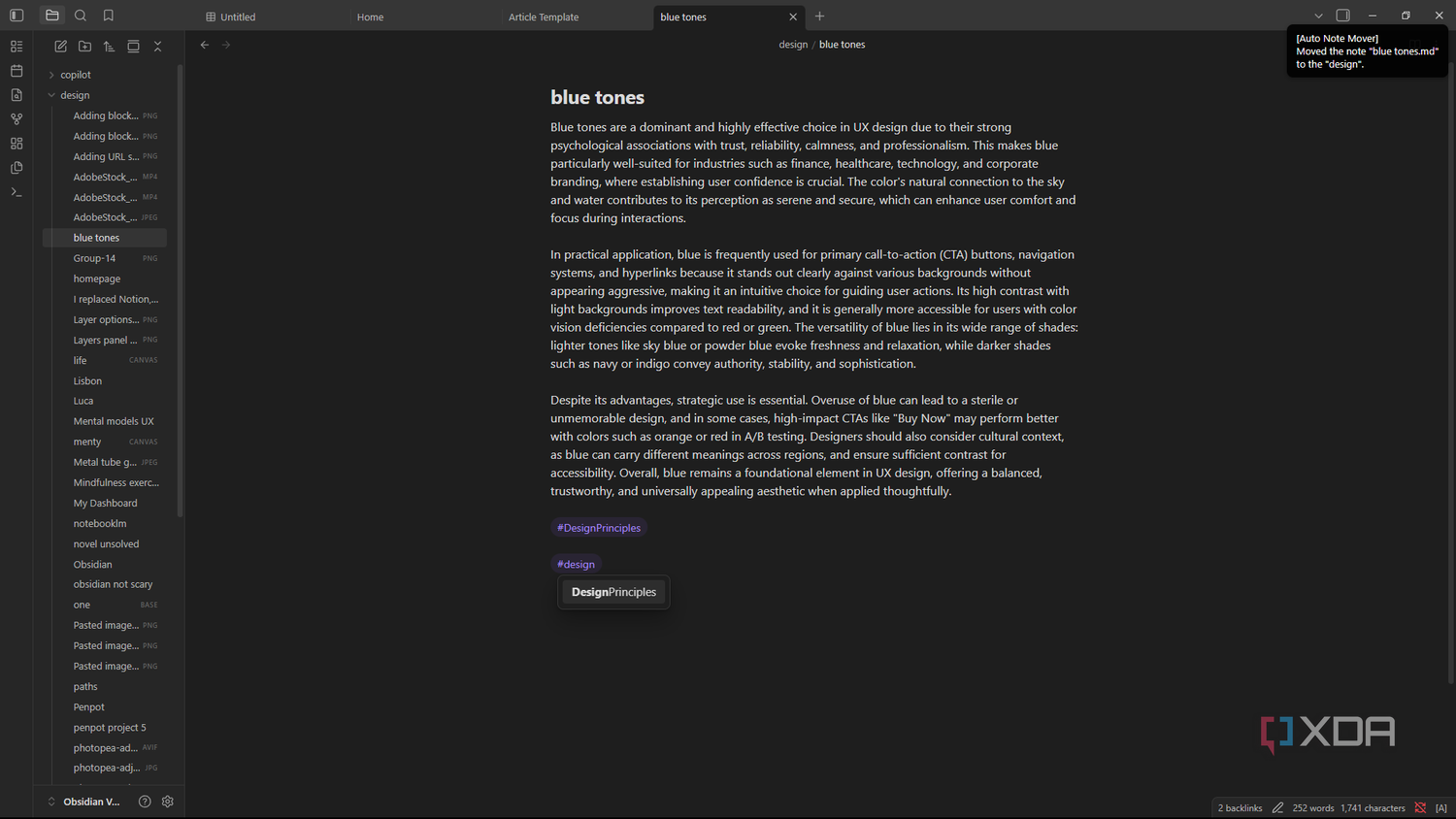 Obsidian Add Note I set up my Obsidian vault to organize itself, and I haven't touched my ...