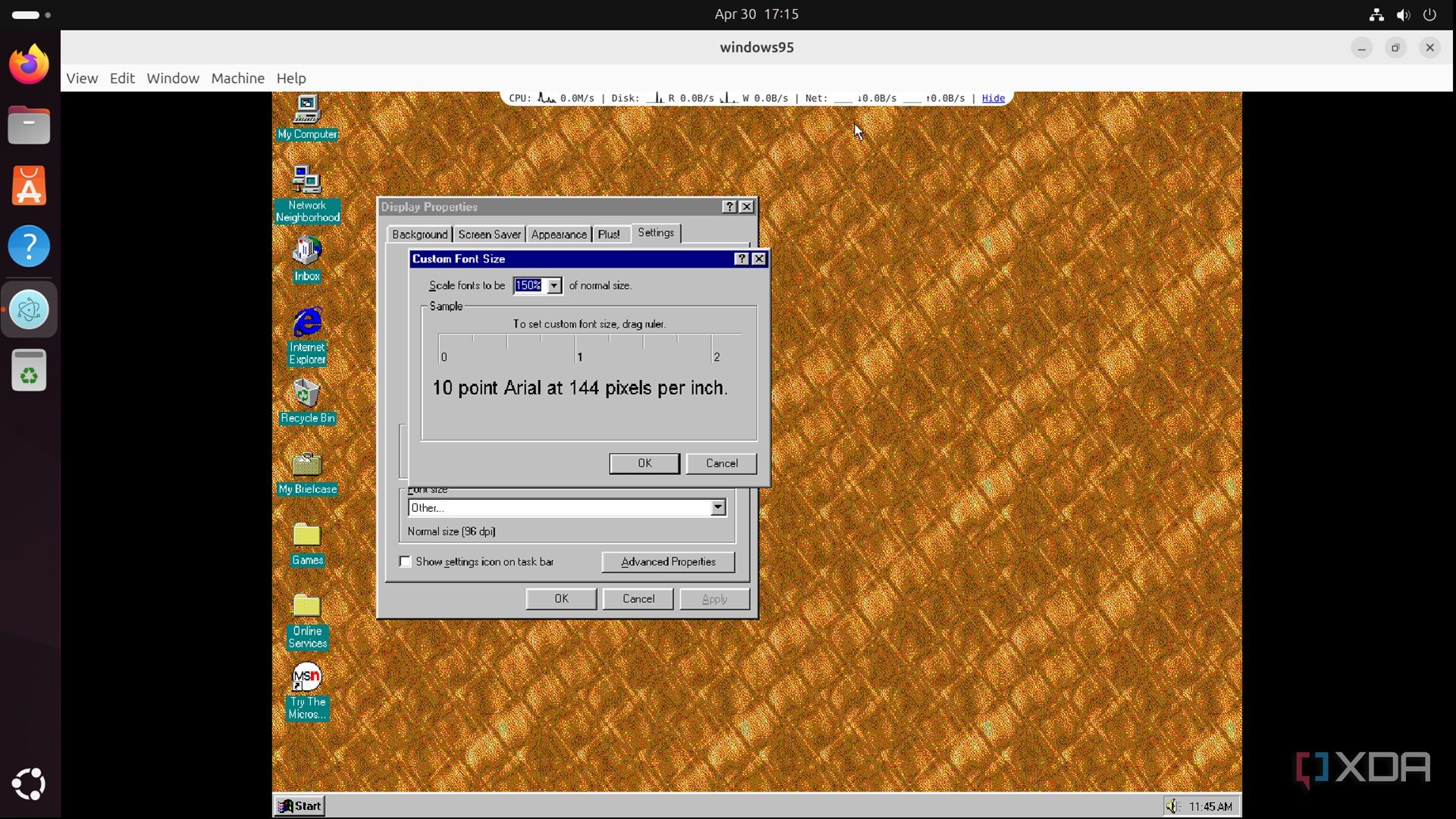 This GitHub project lets you run Windows 95 on any Linux machine and ...