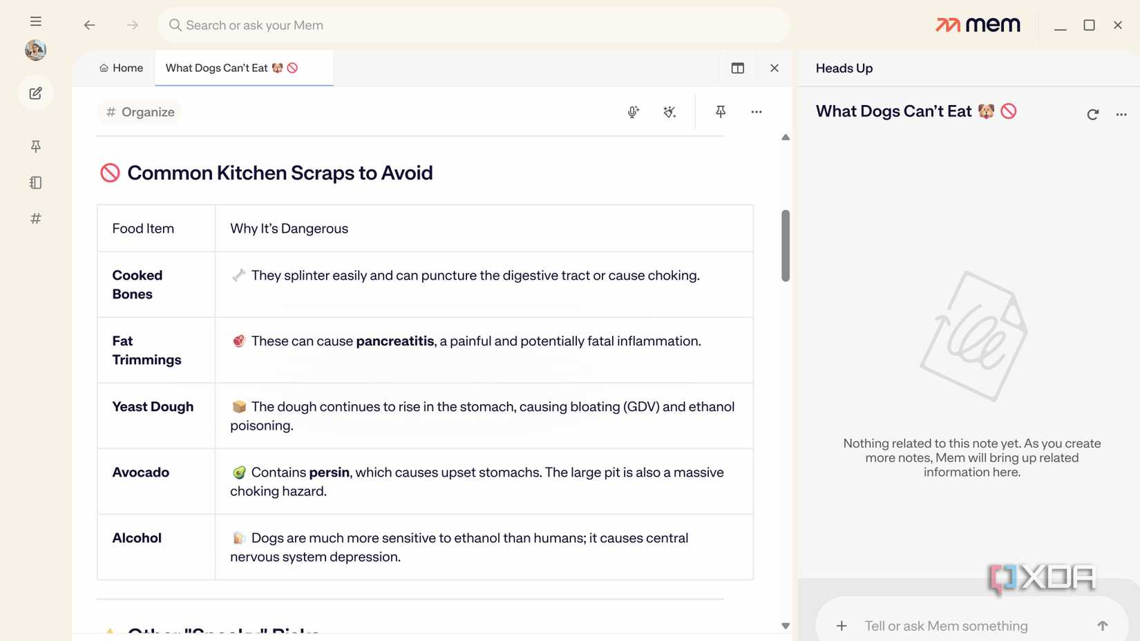 Chat with an empty meme