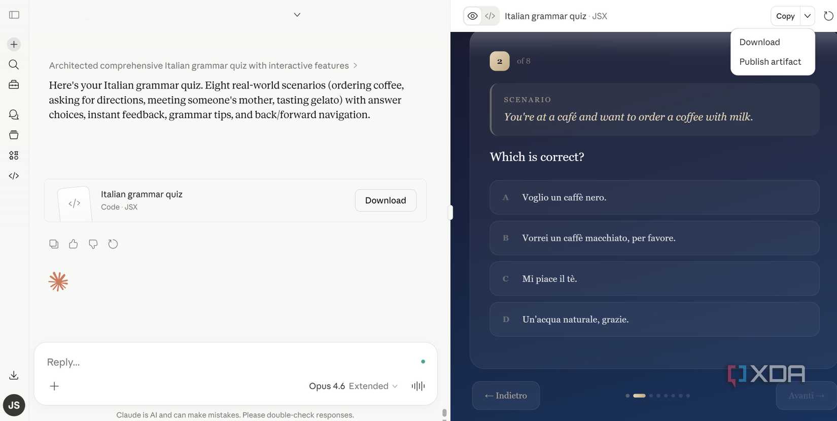 Download Claude Artifact