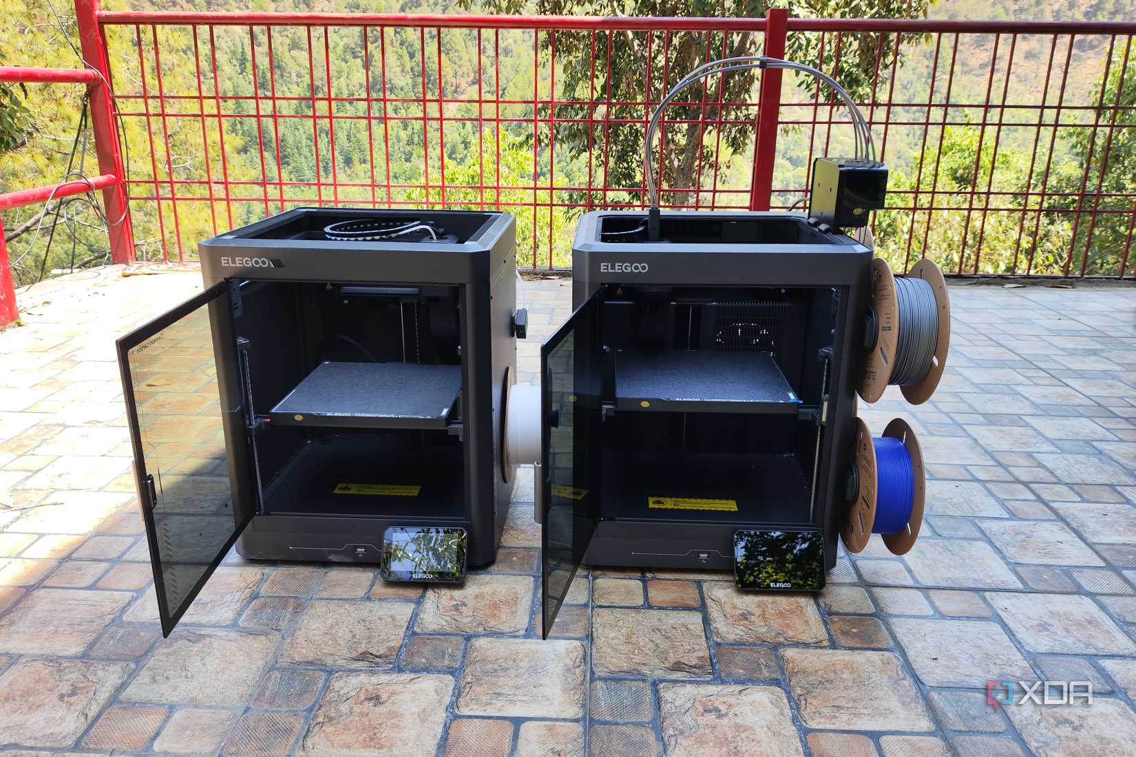 The Elegoo Centauri Carbon 1 and 2