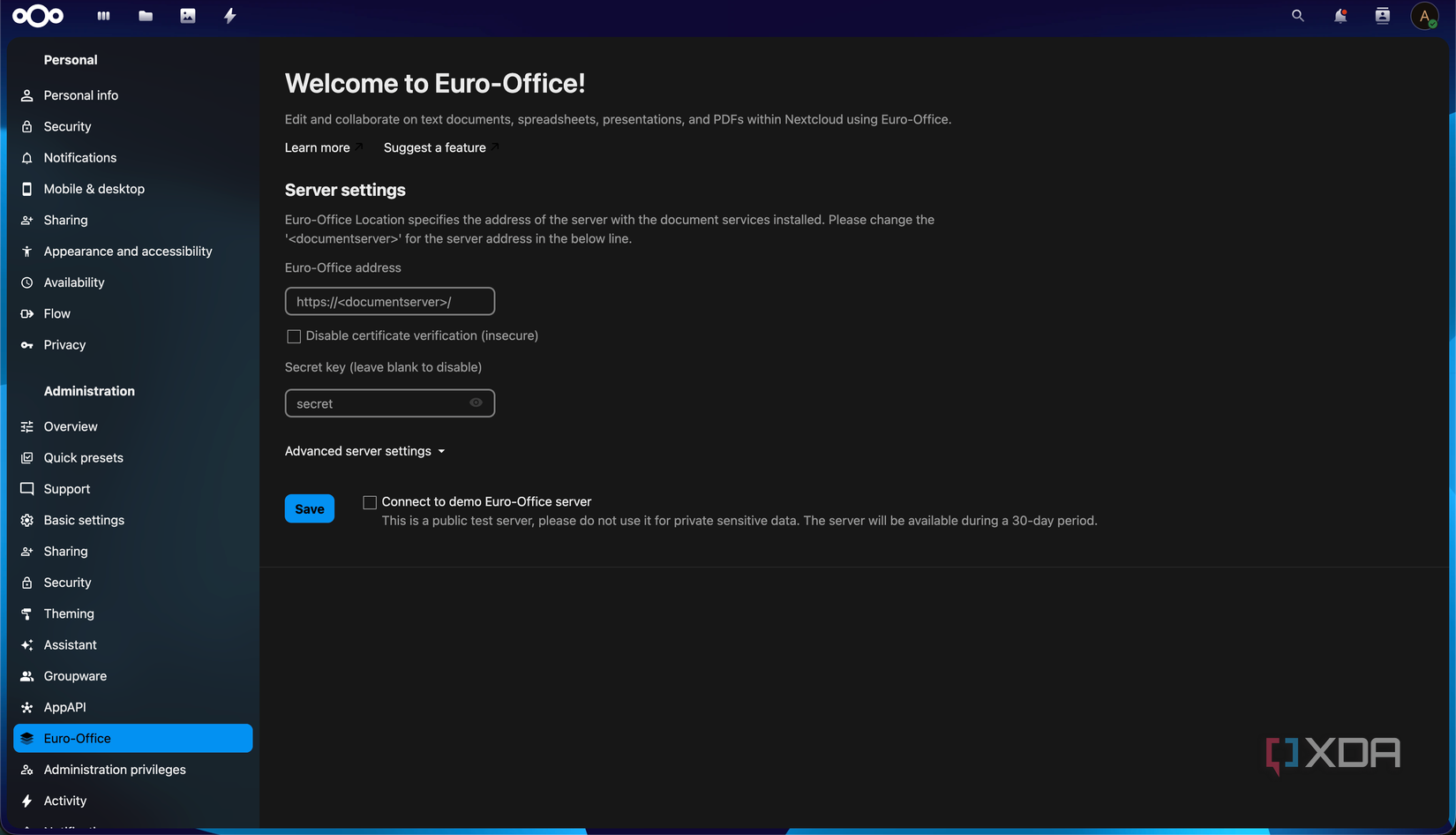 eurooffice-settings-nextcloud