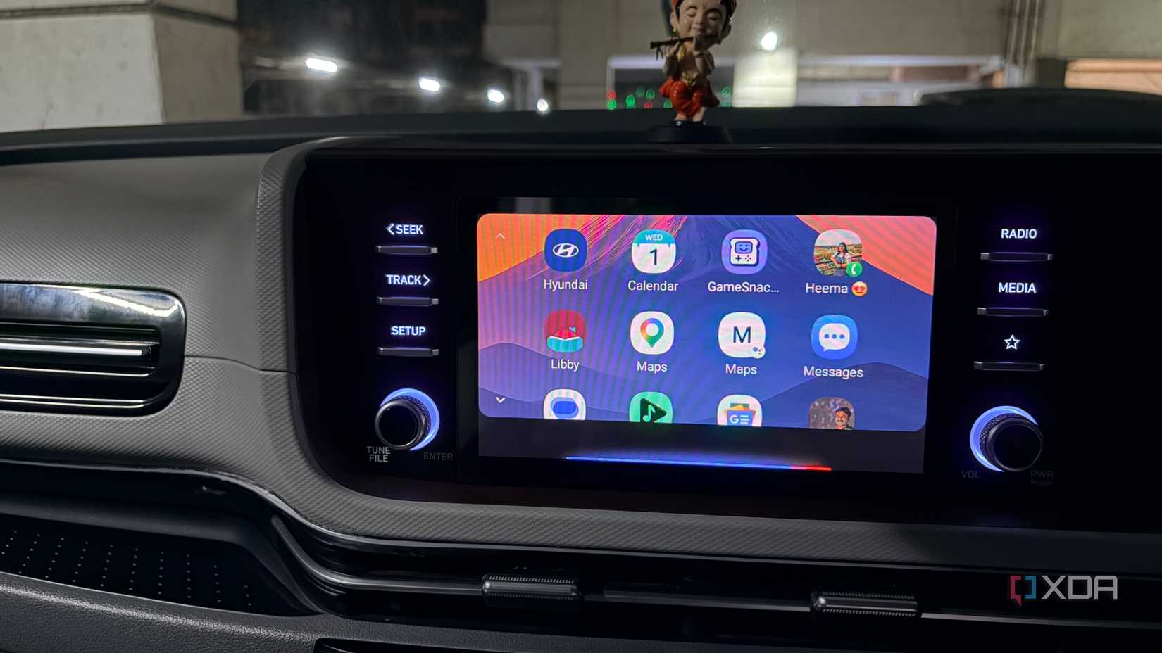 Android Auto app dashboard