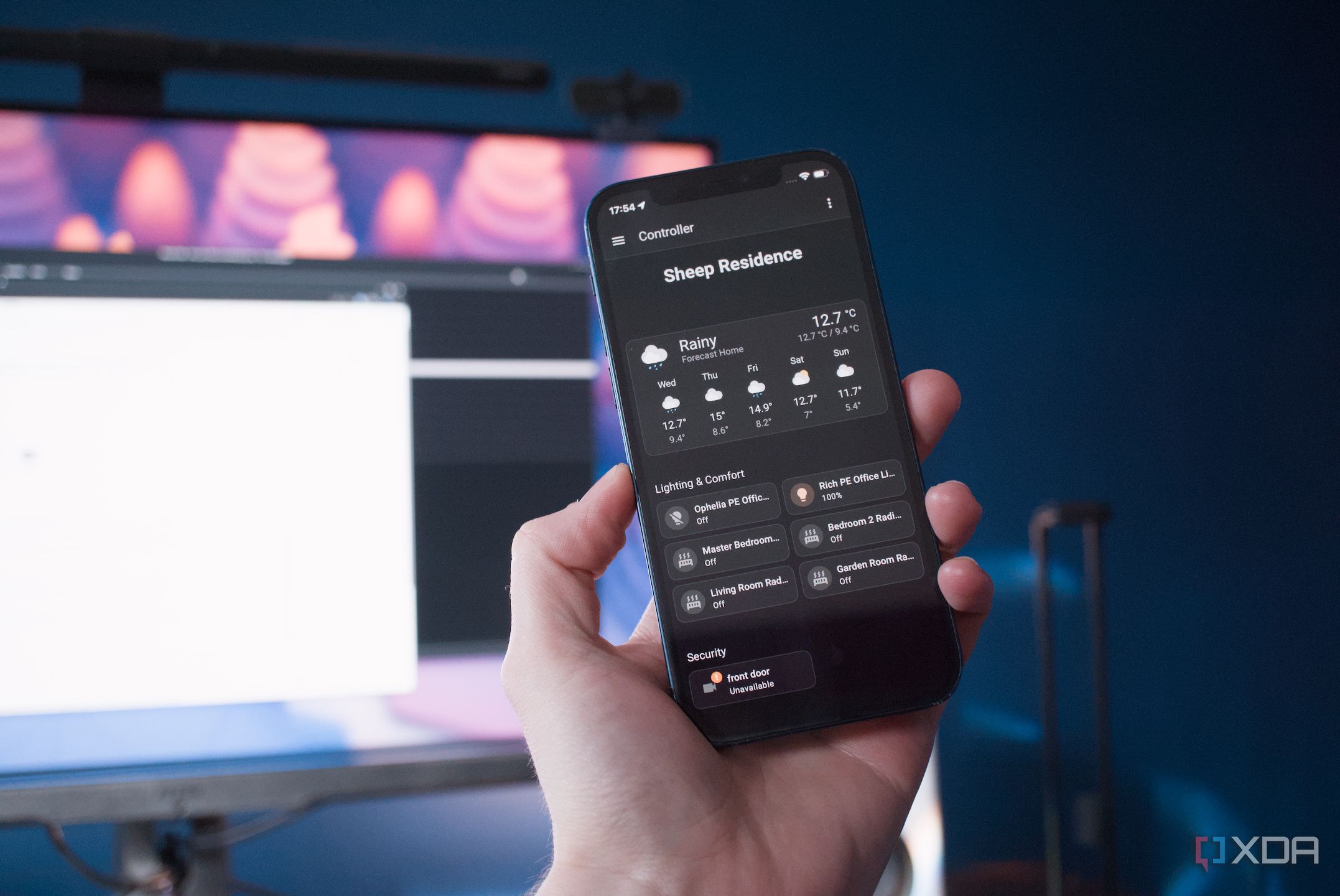 Home Assistant iPhone 12 controller
