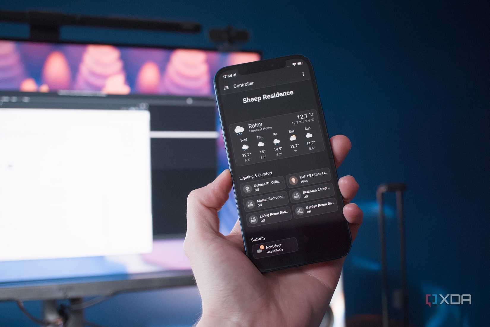 Home Assistant iPhone 12 controller