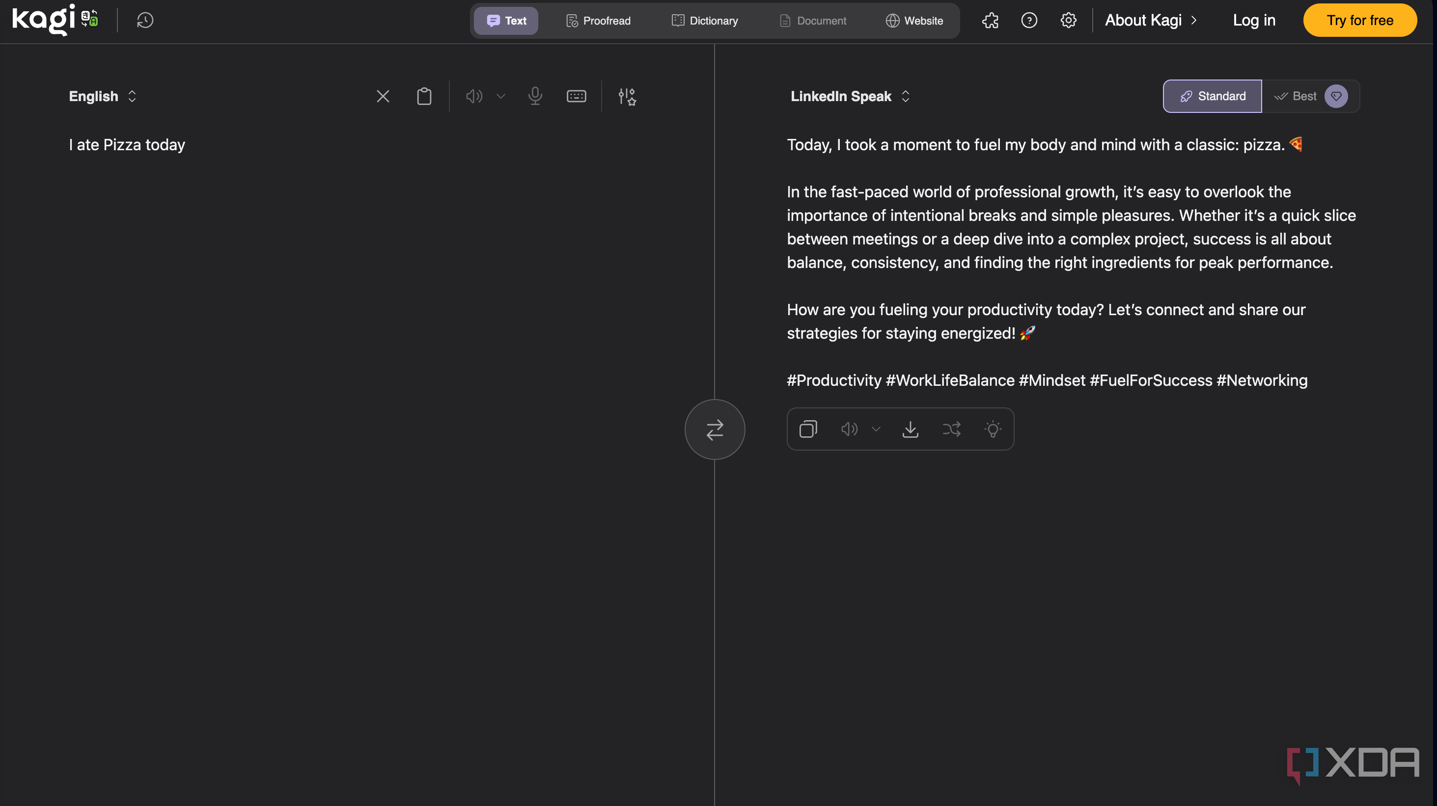 This tool translates your thoughts into LinkedIn speak, and the results ...