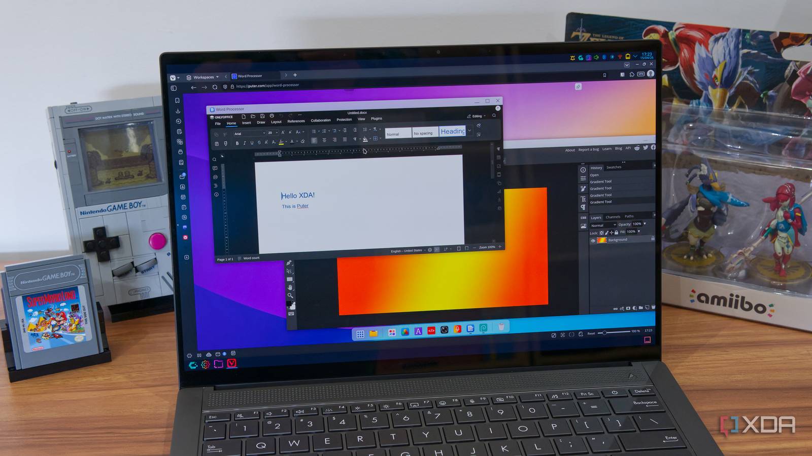 I tried running a full desktop OS inside a browser tab, and it actually ...