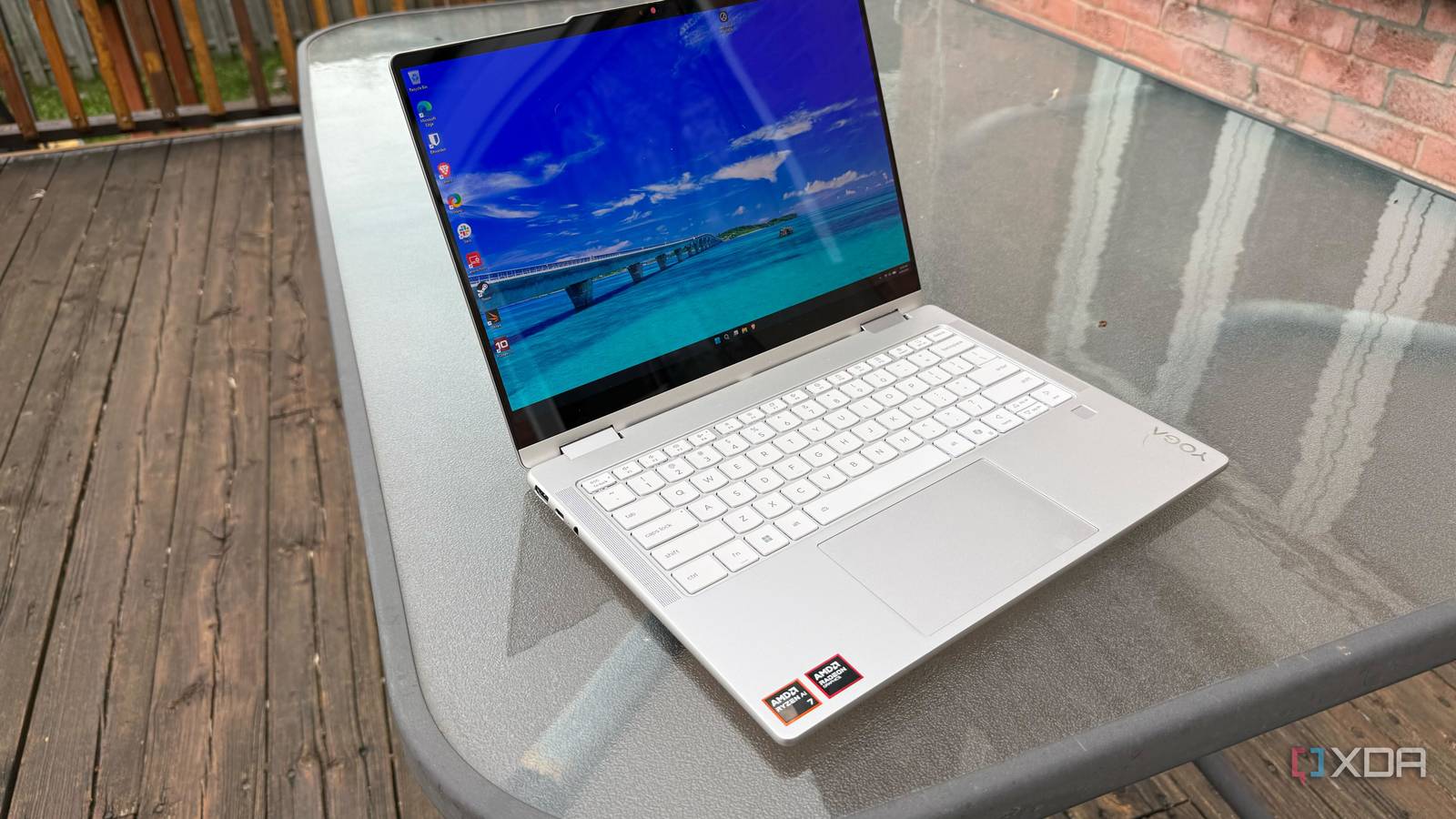 The Lenovo Yoga 7a is gorgeous, but AMD's Ryzen AI 7 445 feels like a downgrade