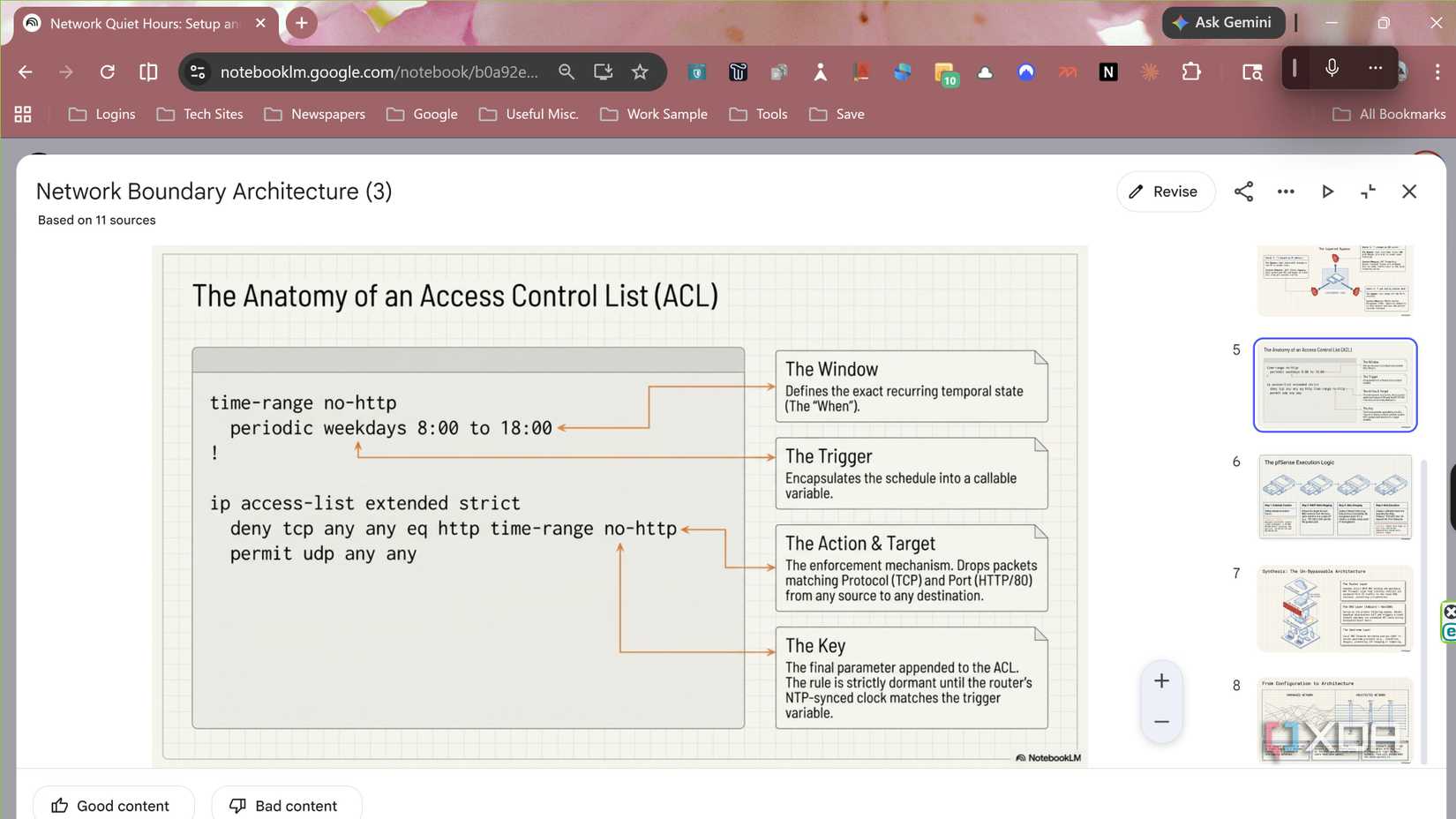 Network NotebookLM slide deck