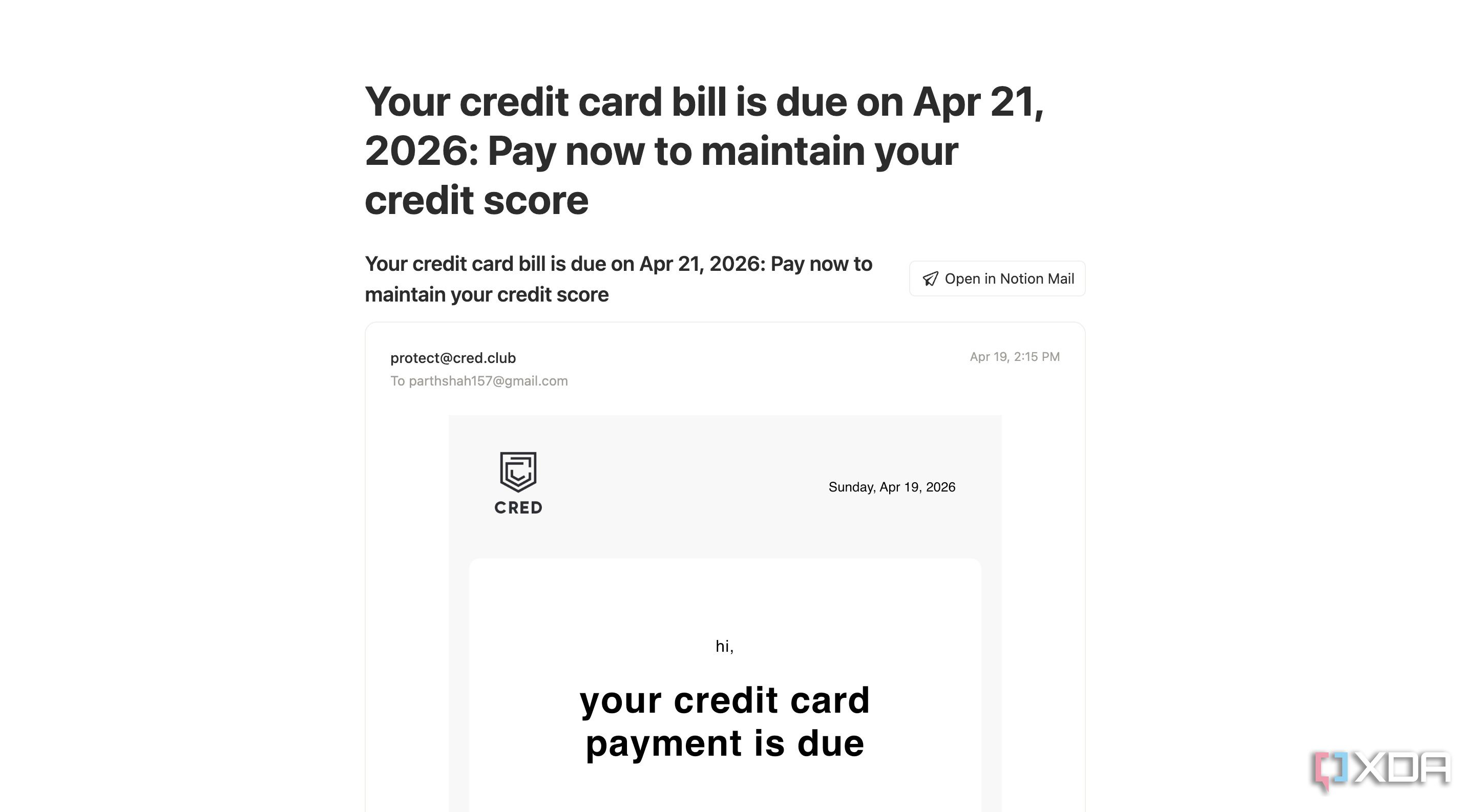 Notion Mail has been out for a year, and the part I actually care about ...