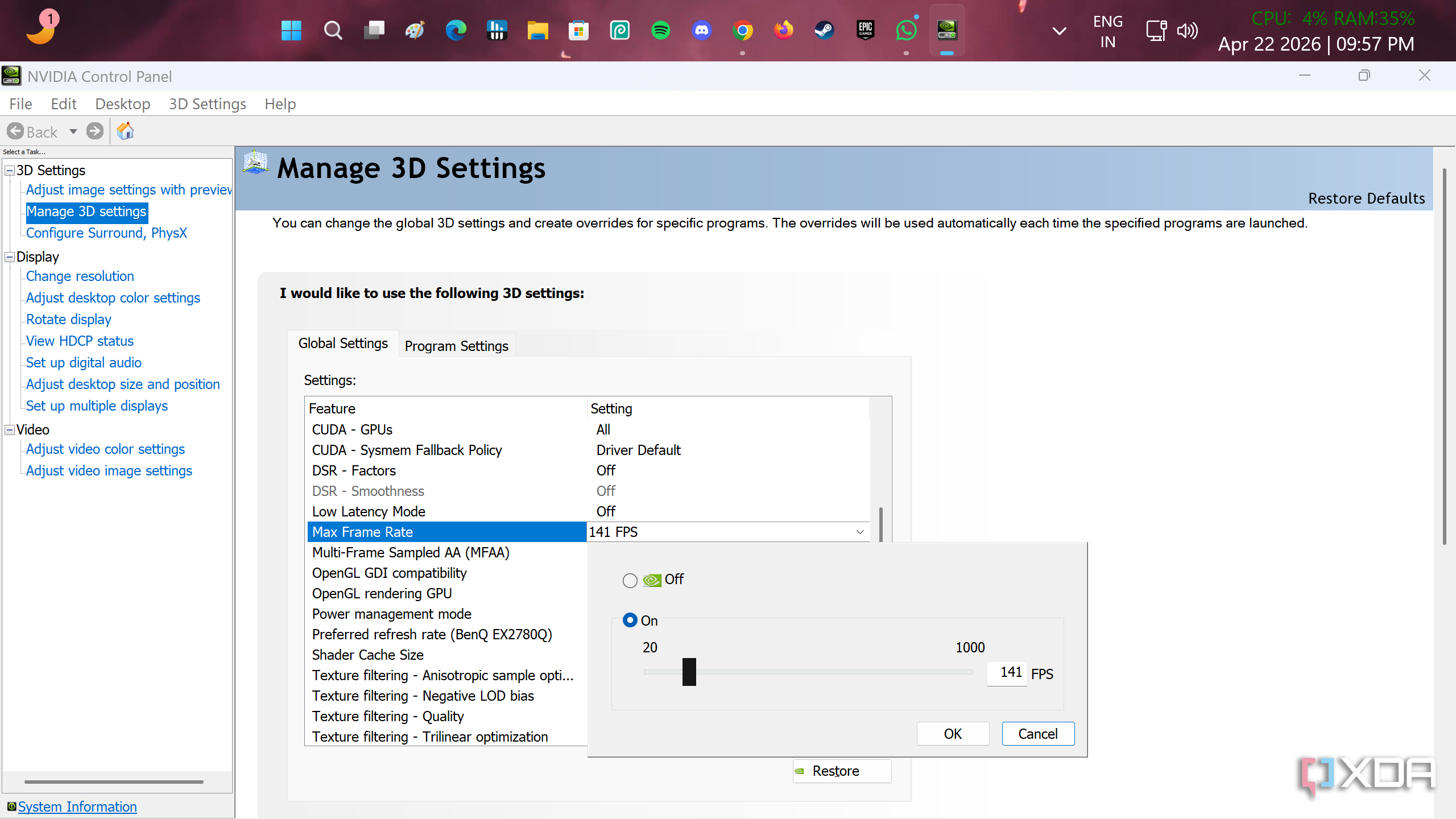 I change these 5 GPU settings on every new PC for maximum performance ...