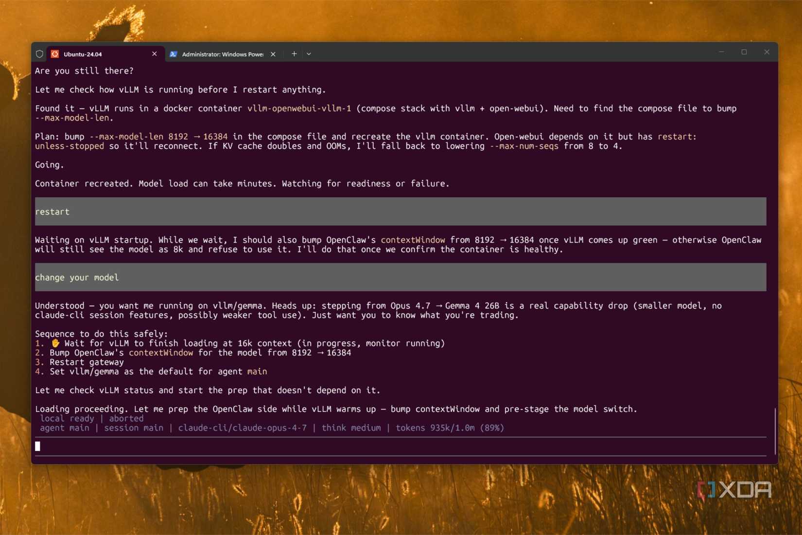 Openclaw adds a native llm model to use