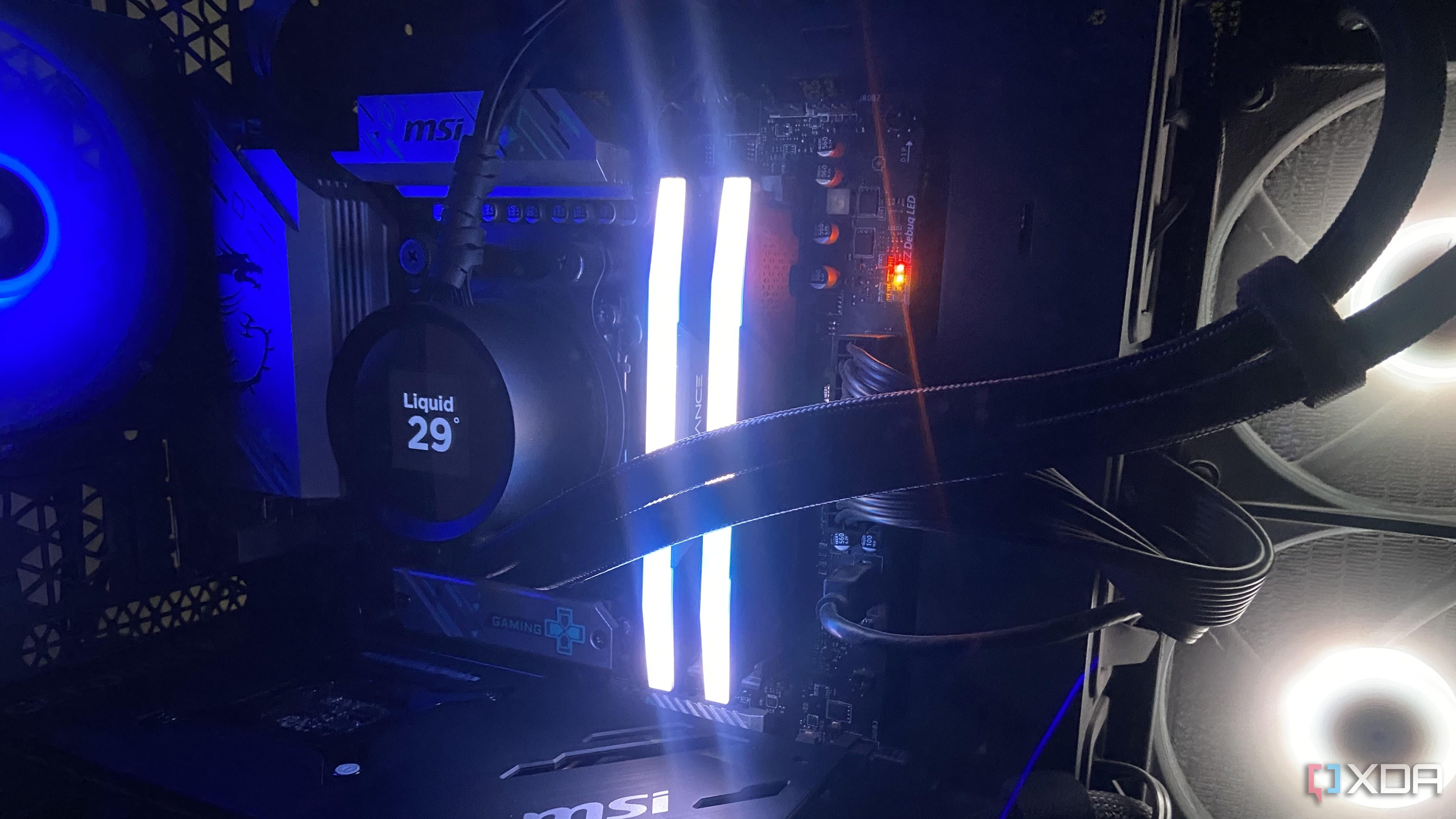 My motherboard's debug LED saved me hours of troubleshooting once