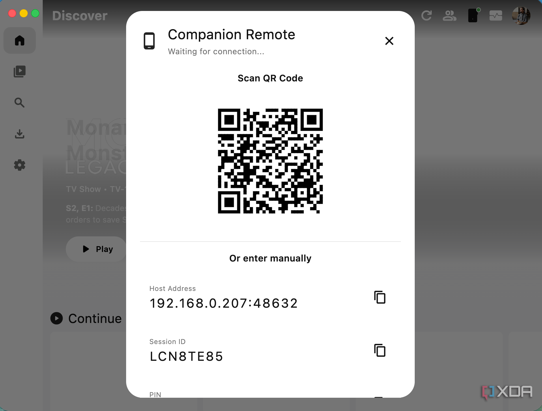 Plezy companion remote
