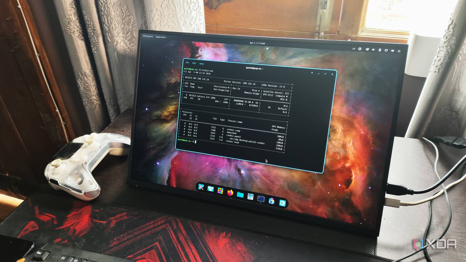 Pop!_OS COSMIC acaba de ganhar um estilo de desktop de vidro fosco e parece ótimo