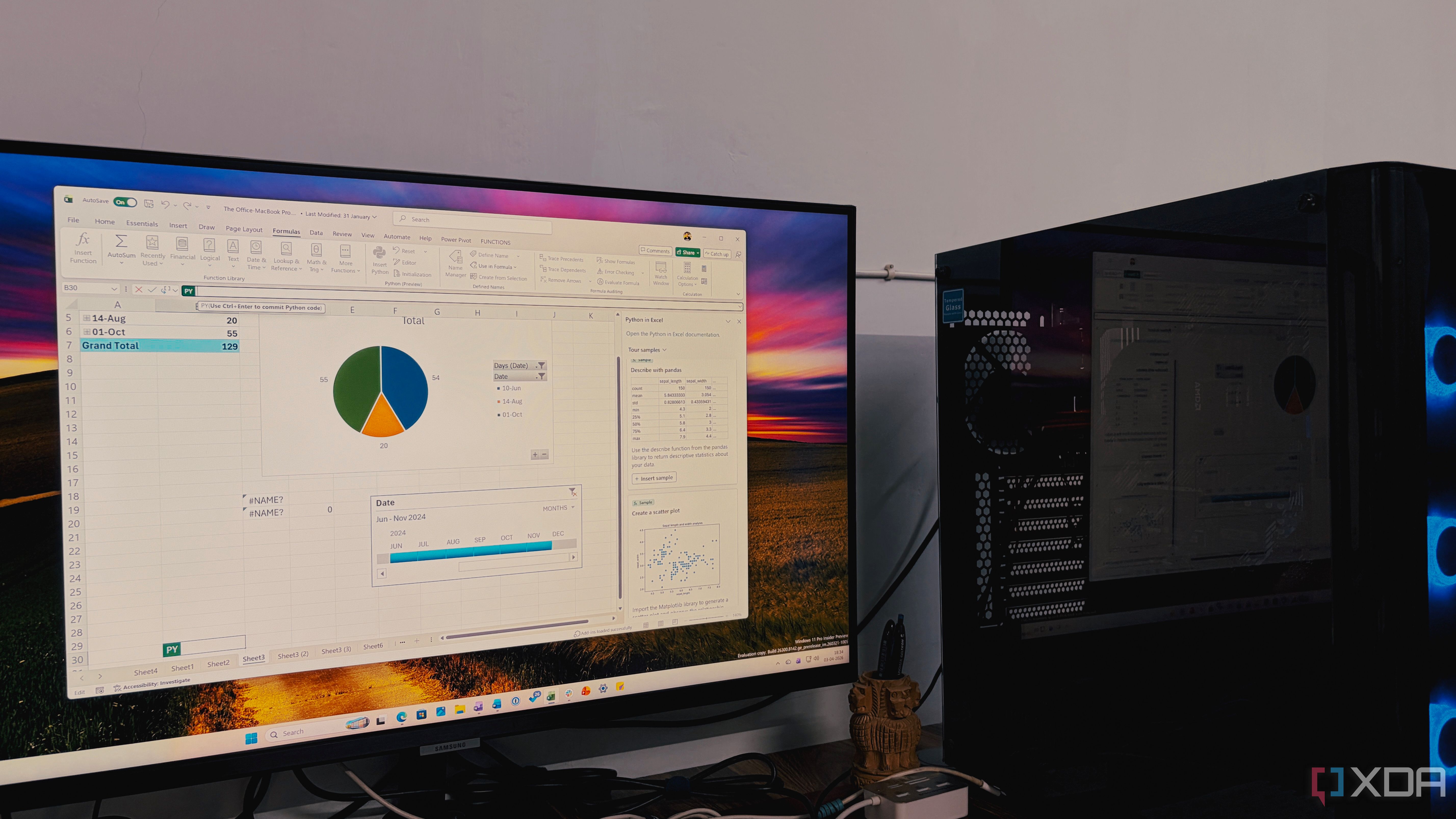 Running Python in Excel