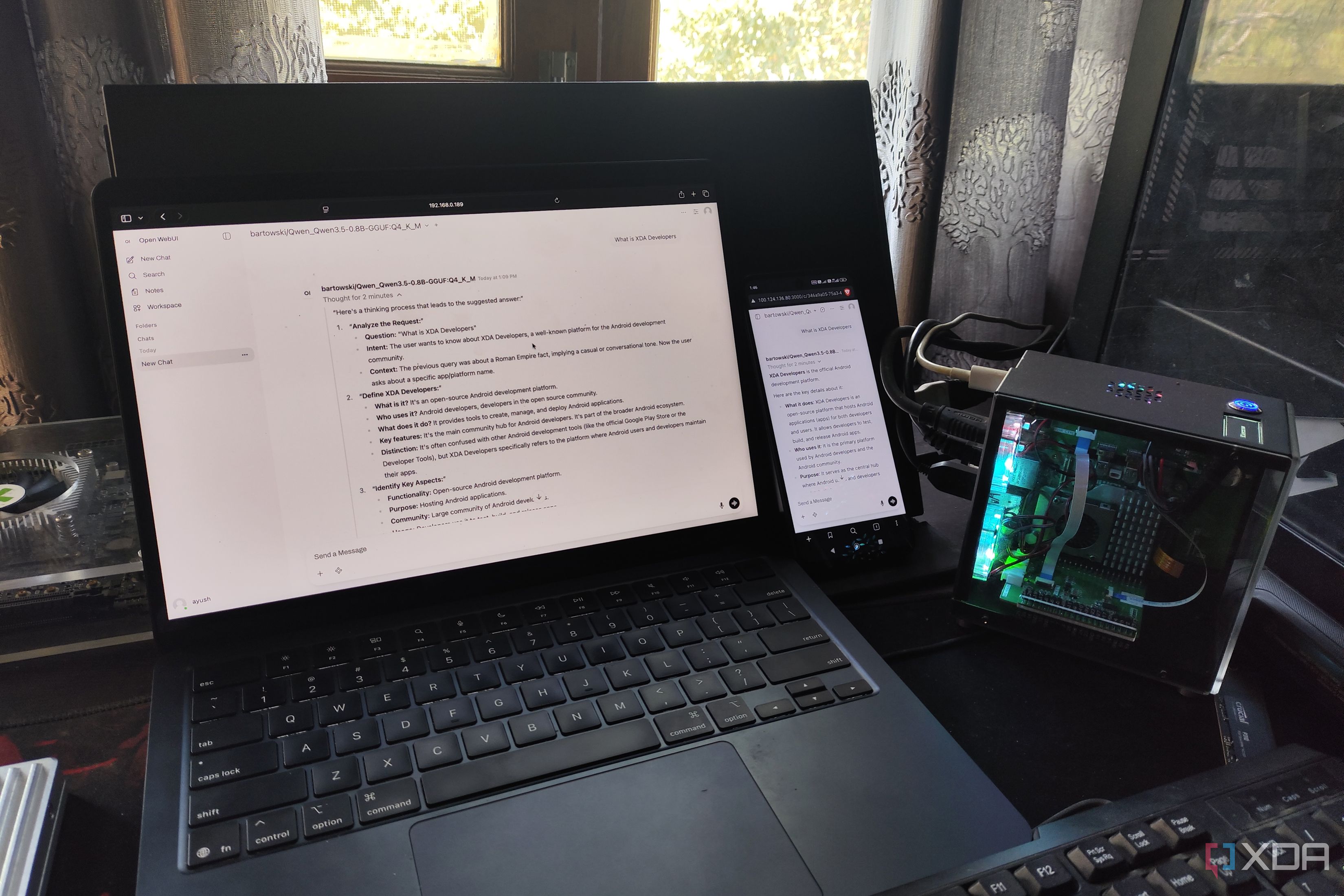 Running a llama.cpp server on a Raspberry Pi