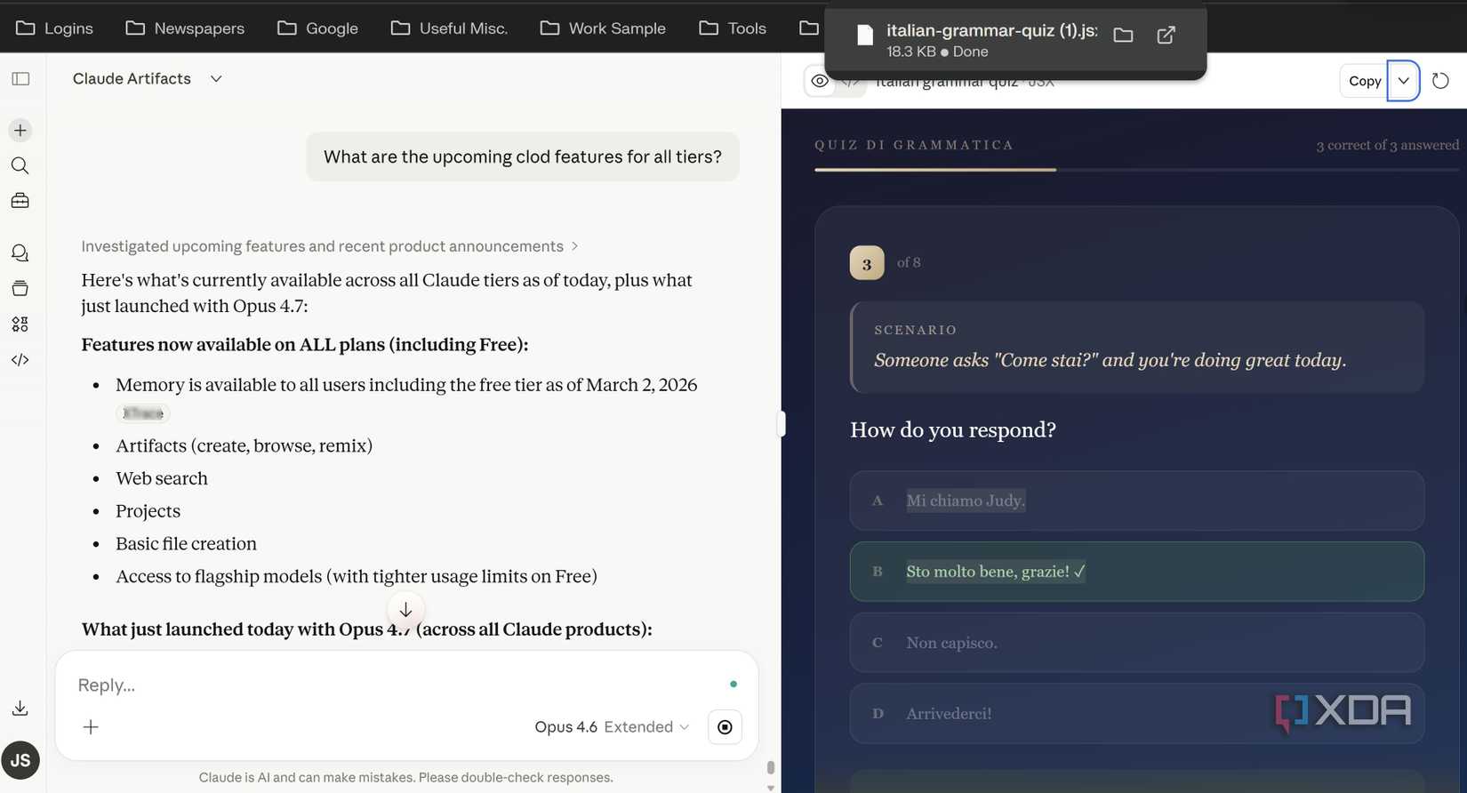 Save the Claude Artifact